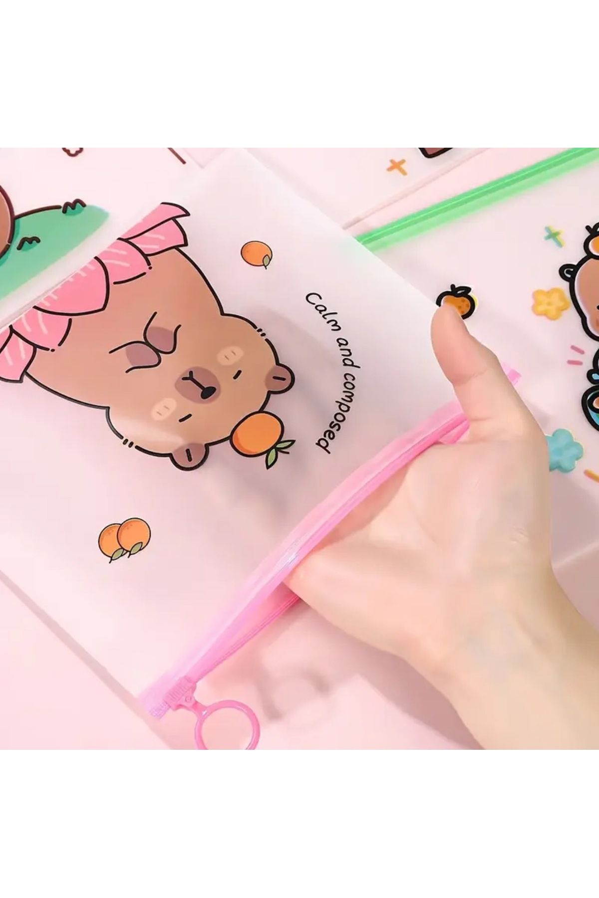 Kawaii-Capybara Capybara Locked Envelope File 1 Piece 6