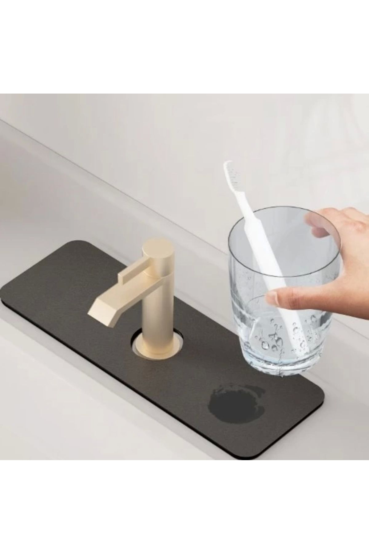 PRATİKOBA Su Emici Sihirli Lavabo Kenar Matı
