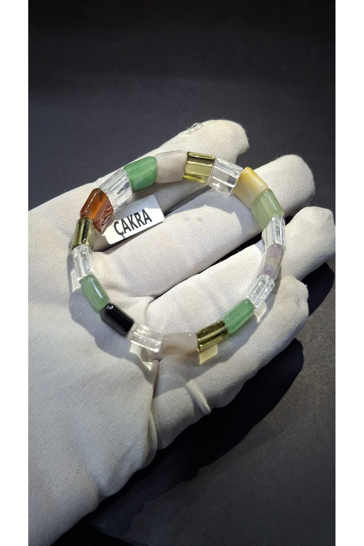 Asya Gems Çakra Rolex Kare Kesim 8 X 14 Mm Özel Kesim Doğal Taş Bileklik