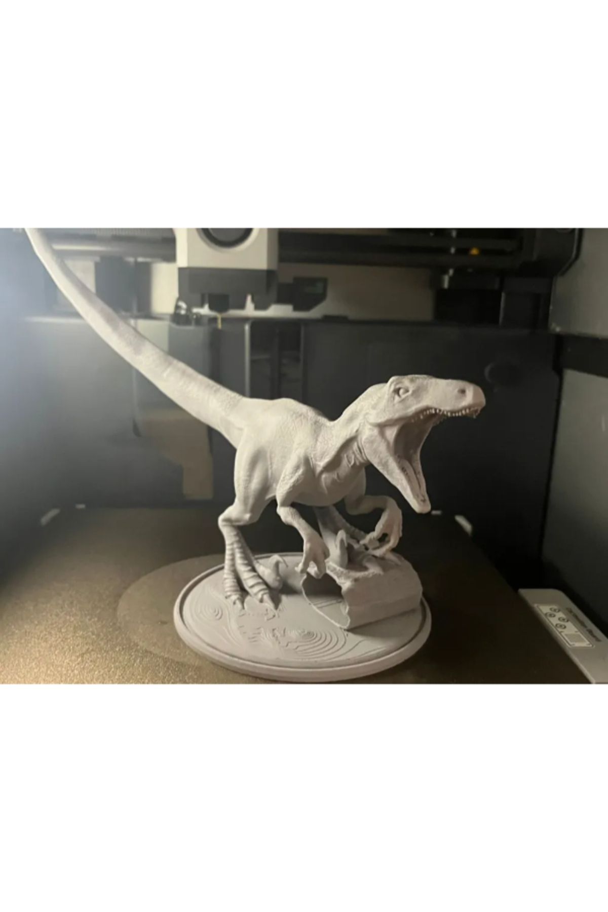 3d model s Velociraptor Dinozor Figürü – 3D Baskı Koleksiyon Modeli