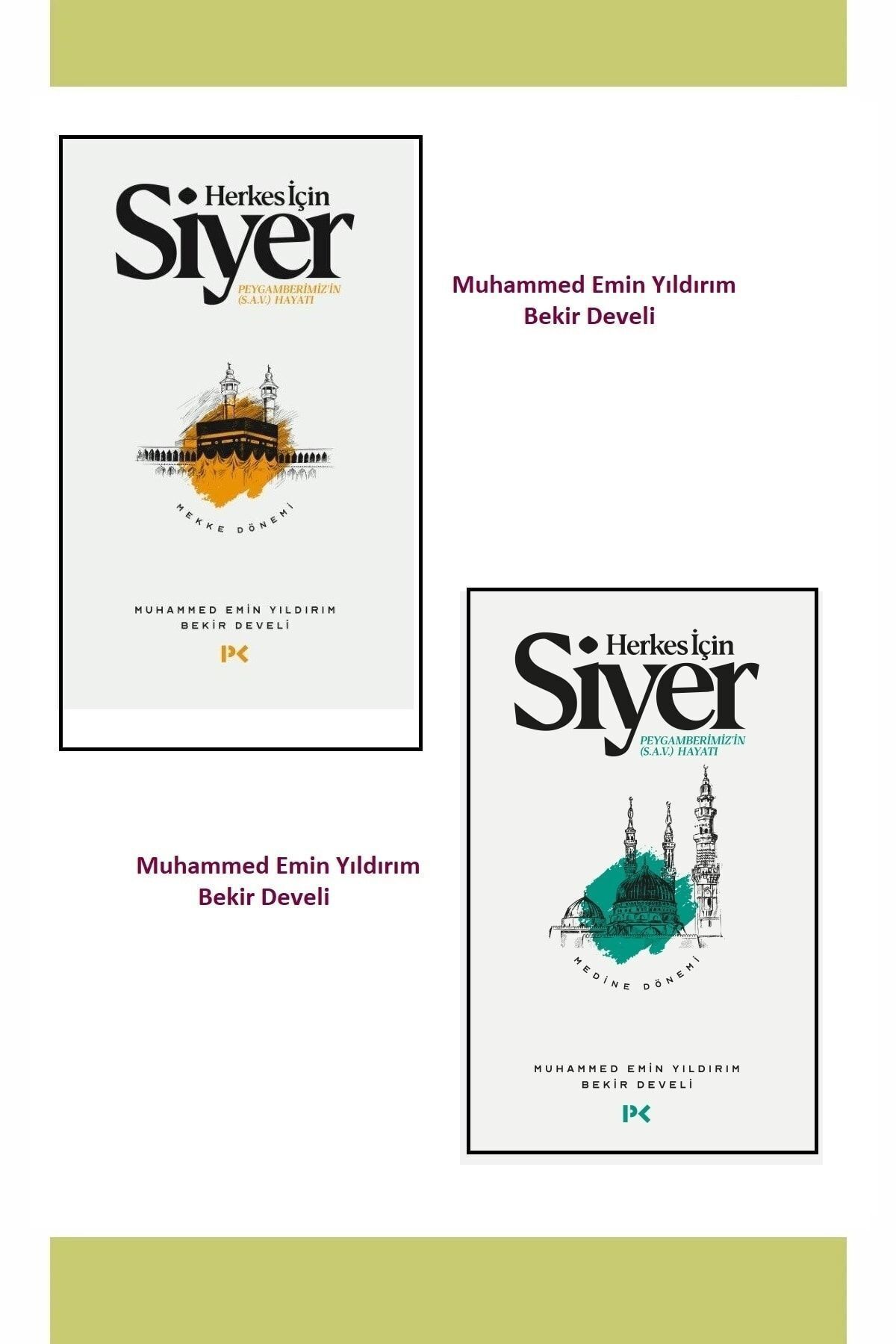 Profil Kitap Herkes Için Siyer 1 Herkes Için Siyer 2 2 'li Set Bekir Develi Muhammed Emin Yıldırım