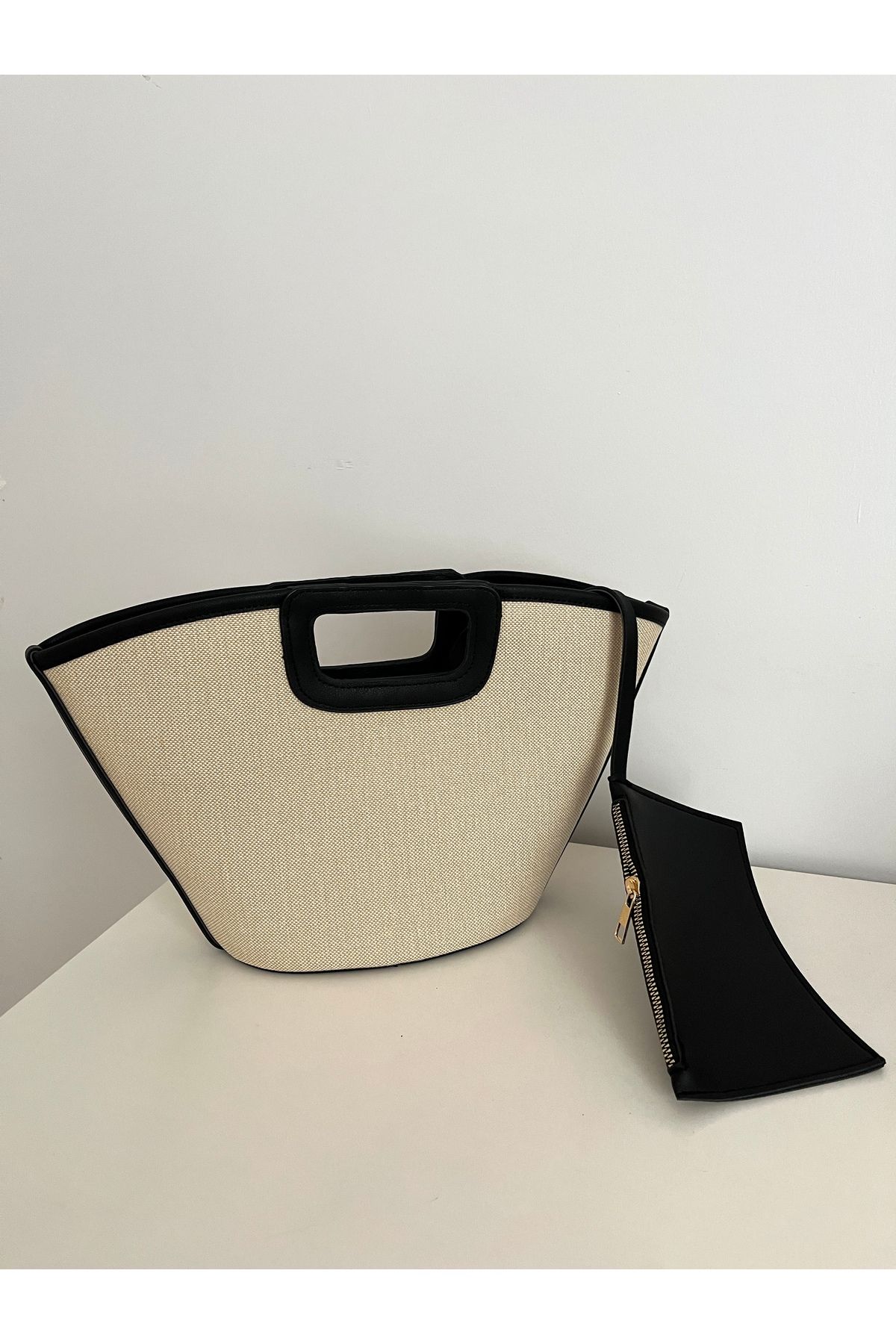 Babydoll Bag Kadın Preimum Hasır El ve Omuz Çantası