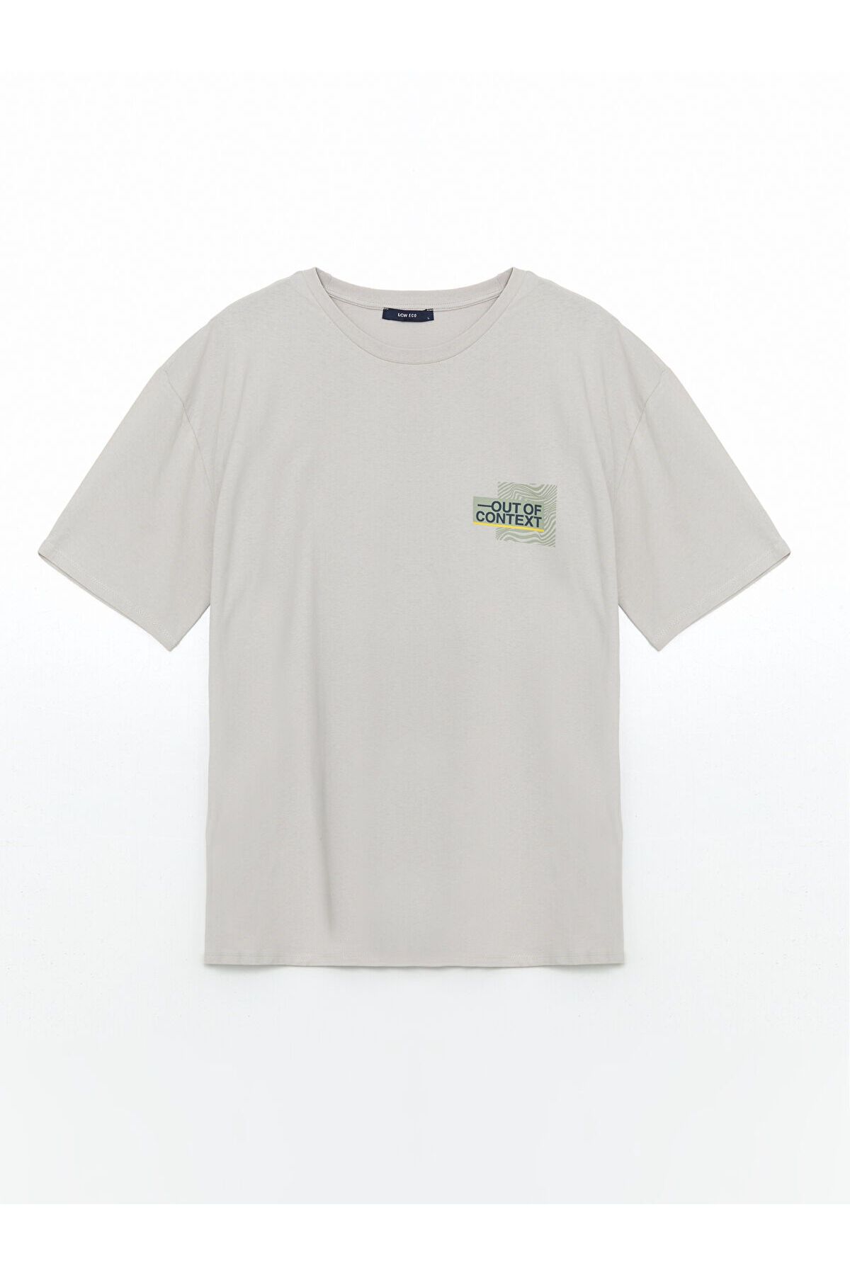 LC Waikiki-Crew Neck Printed Combed Cotton Men's T-Shirt 5
