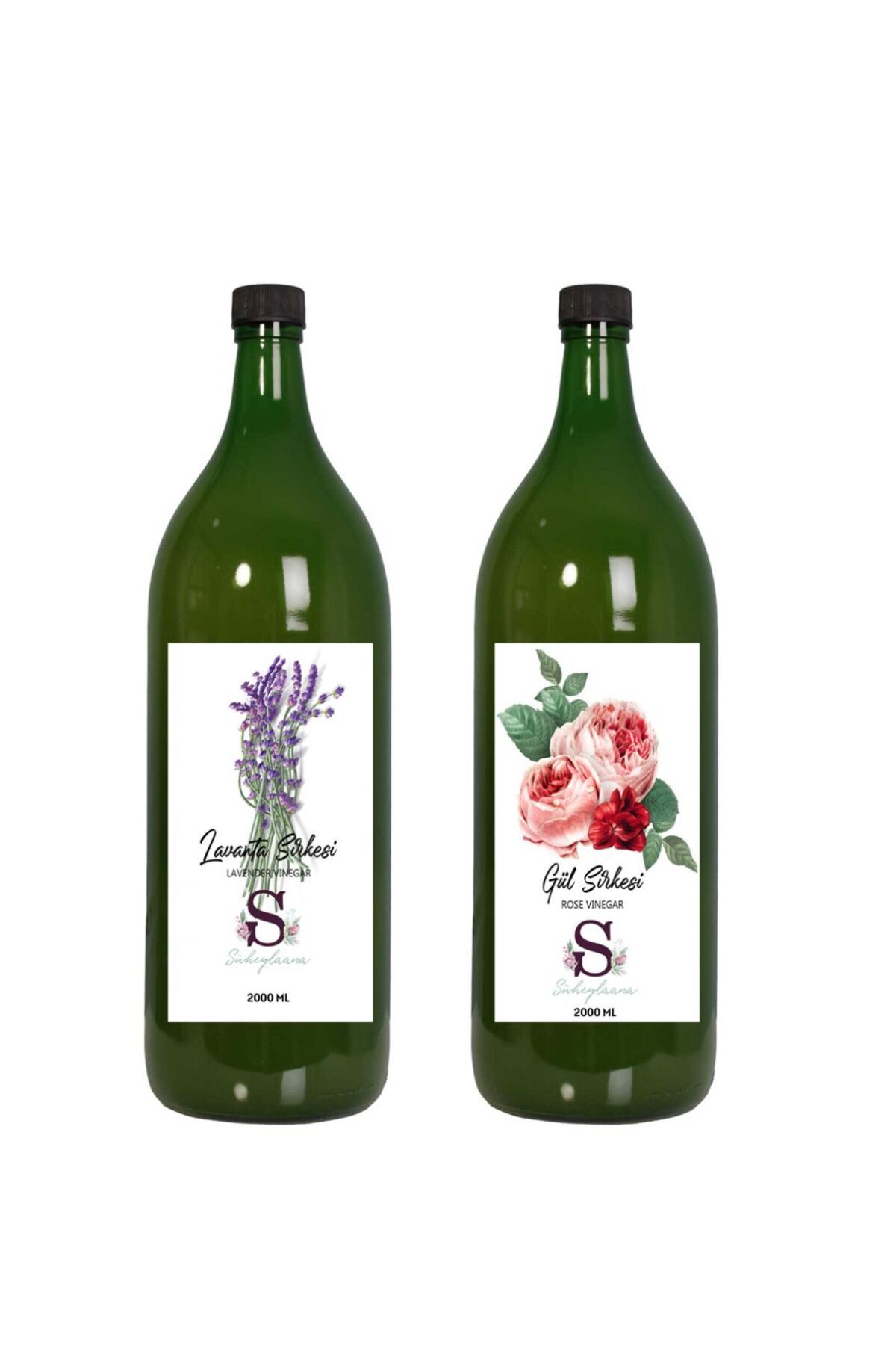 Süheylaana Doğal Lavanta Sirkesi 2000 Ml - Doğal Gül Sirkesi 2000 Ml