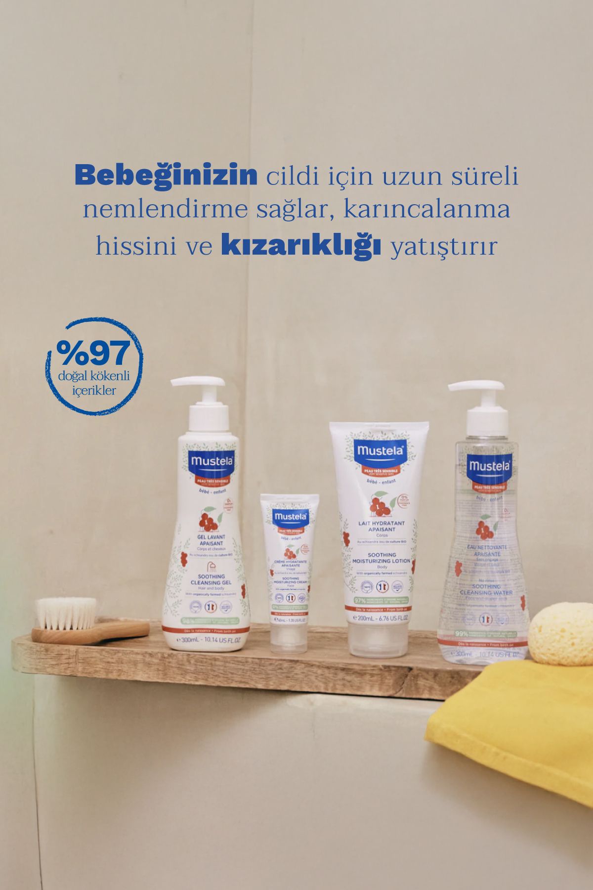 Mustela-Moisturizing Body Lotion for Very Sensitive Skin 200 ml 2