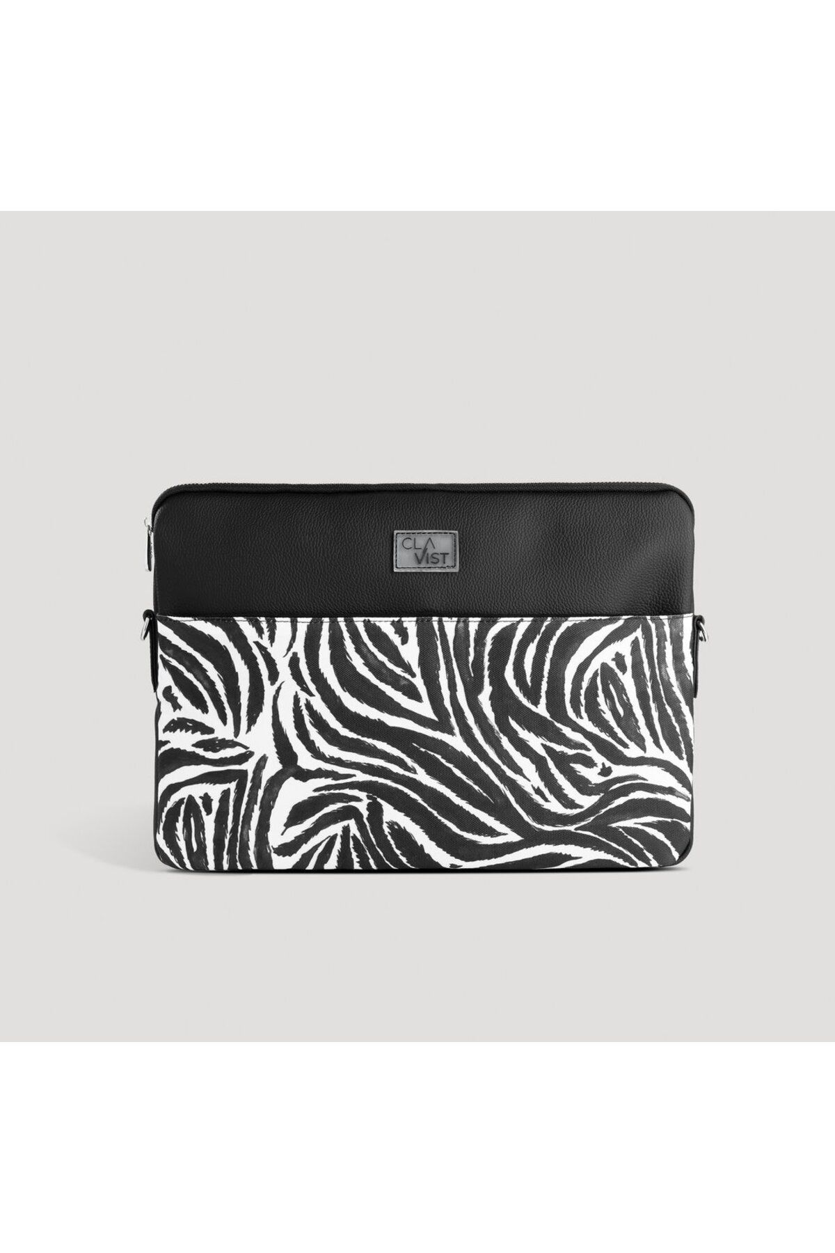 Clavist Zebra Desenli Laptop & Macbook & Ipad Kılıfı