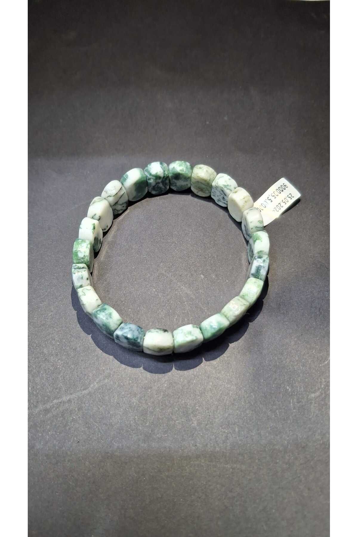 Asya Gems Akik Rolex 8 X 14 Mm Özel Kesim Doğal Taş Bileklik