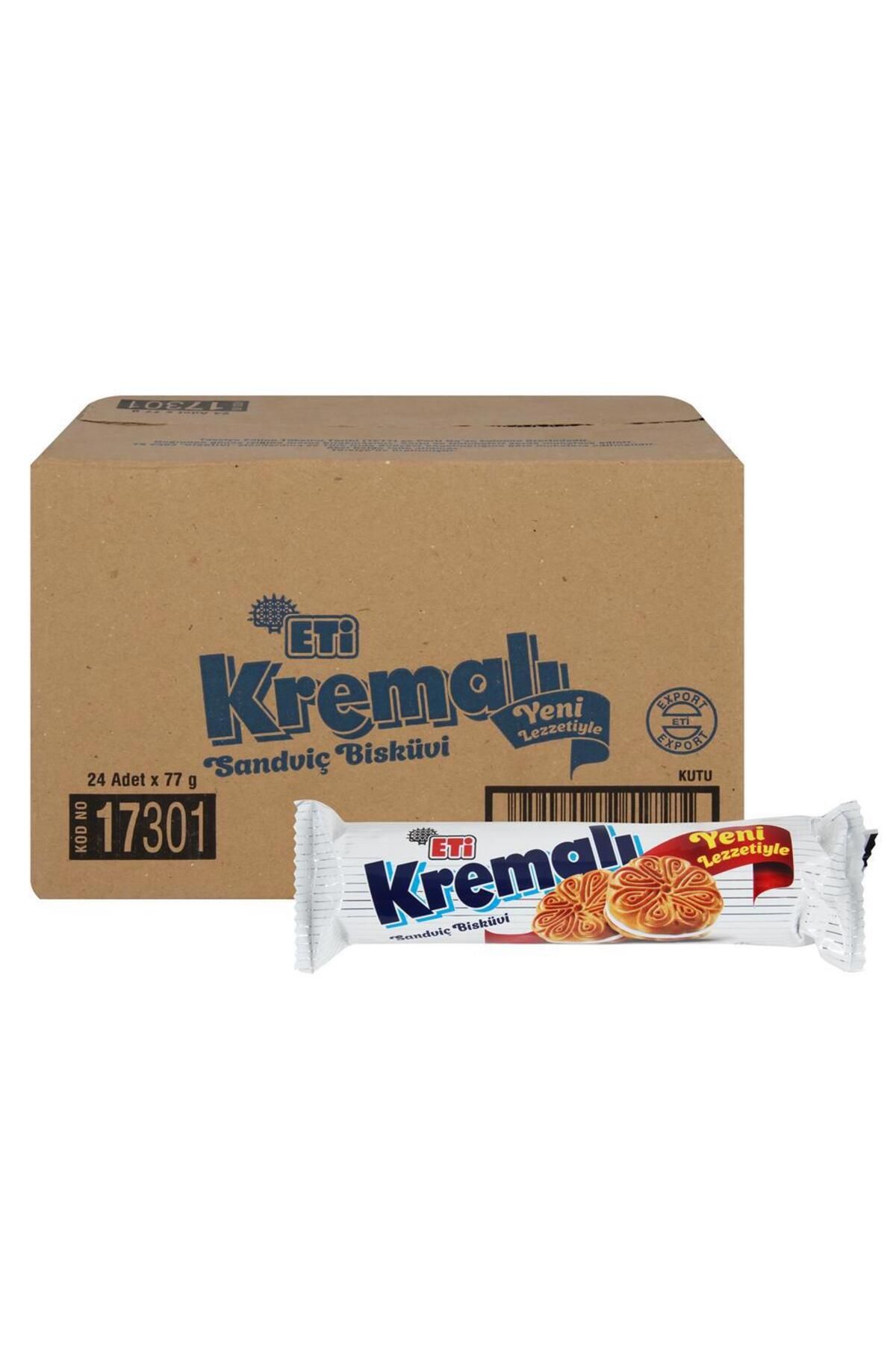 Eti Kremalı Bisküvi 61 g x 24 Adet