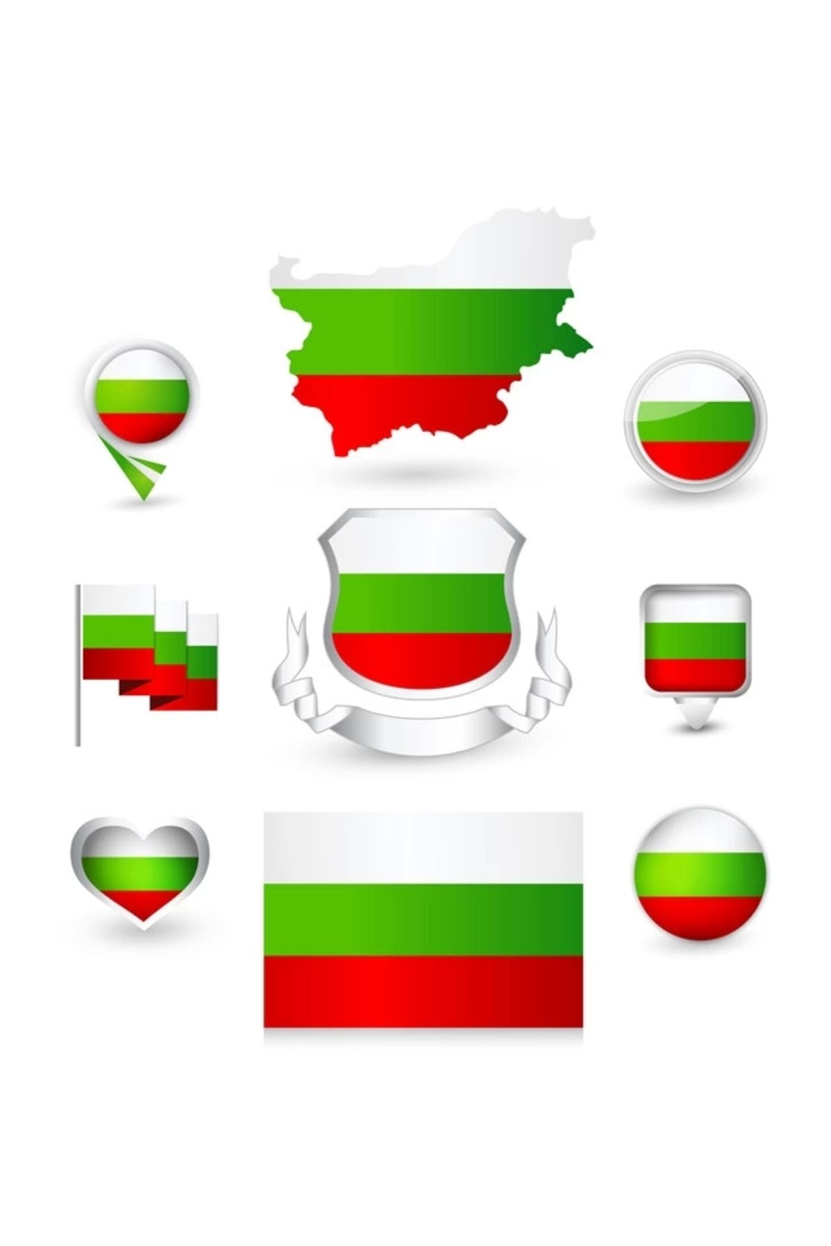 Reysa Tasarım Bulgaristan Sticker Set