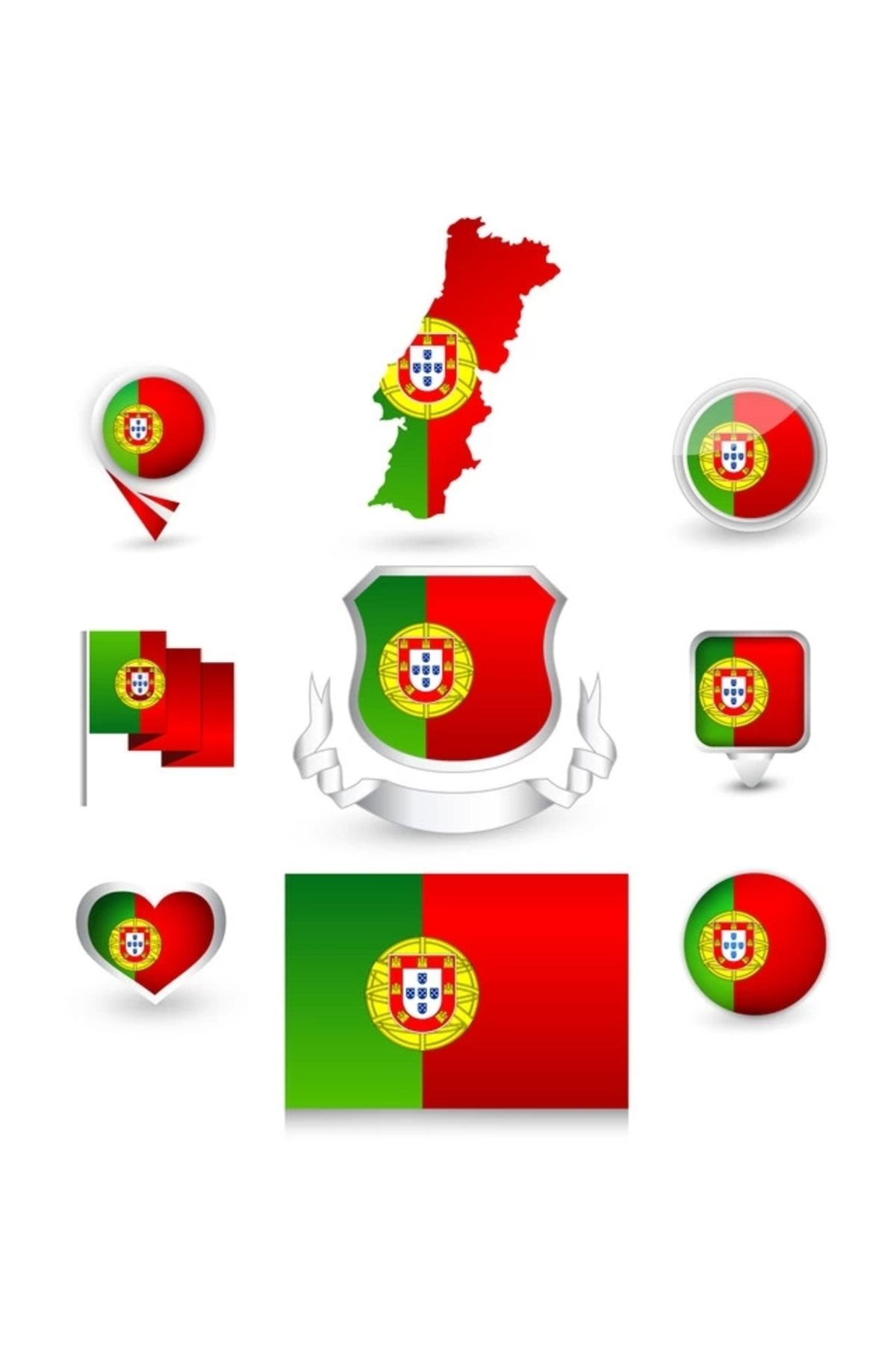 Reysa Tasarım Portekiz Sticker Set