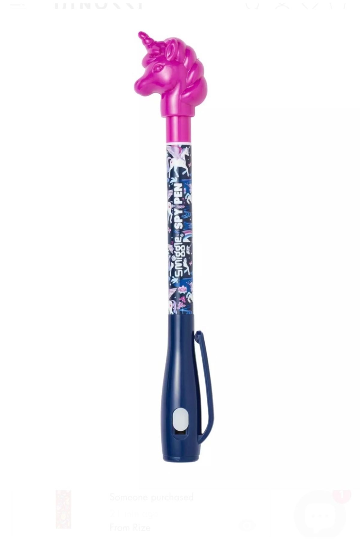 SMIGGLE Işıklı Casus Görünmez Tükenmez Kalem