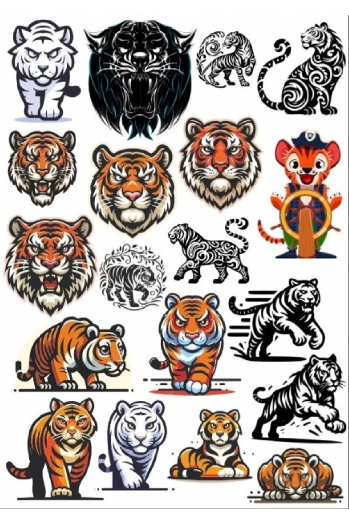 Reysa Tasarım Kaplan Sticker Set 2