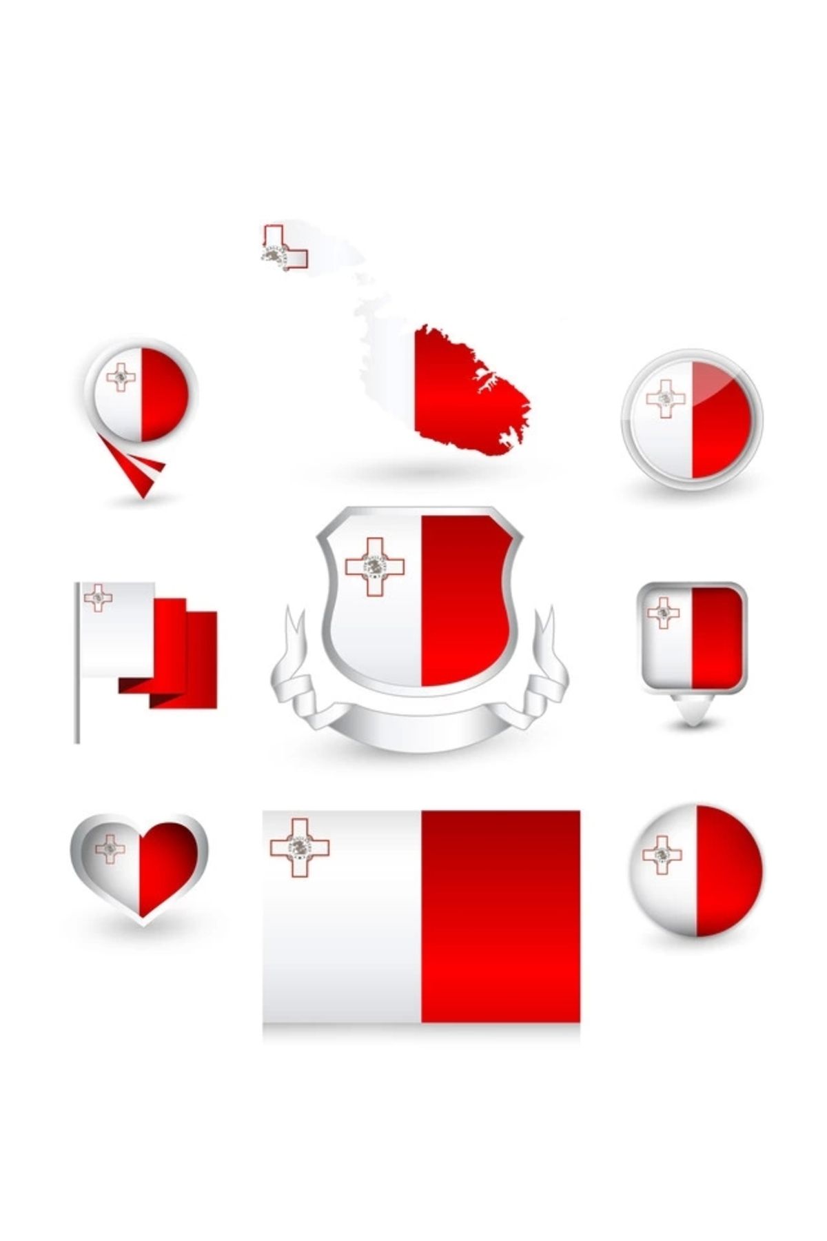 Reysa Tasarım Malta Sticker Set