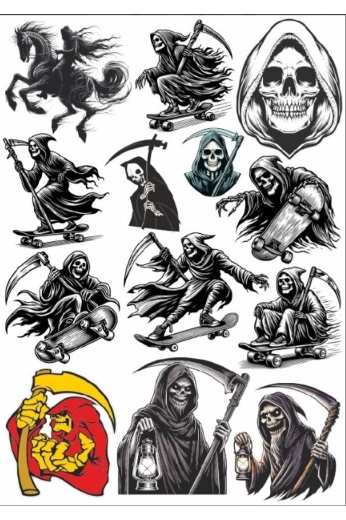 Reysa Tasarım İskelet Sticker Set
