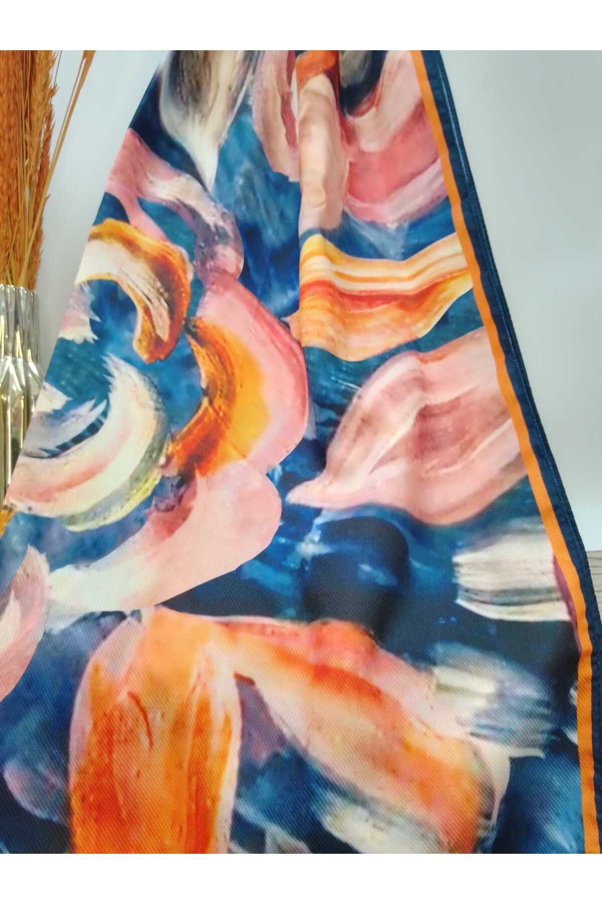 GÇA Moda Kadın Büyük Gül Desenli Yeni Model Şal 75*180