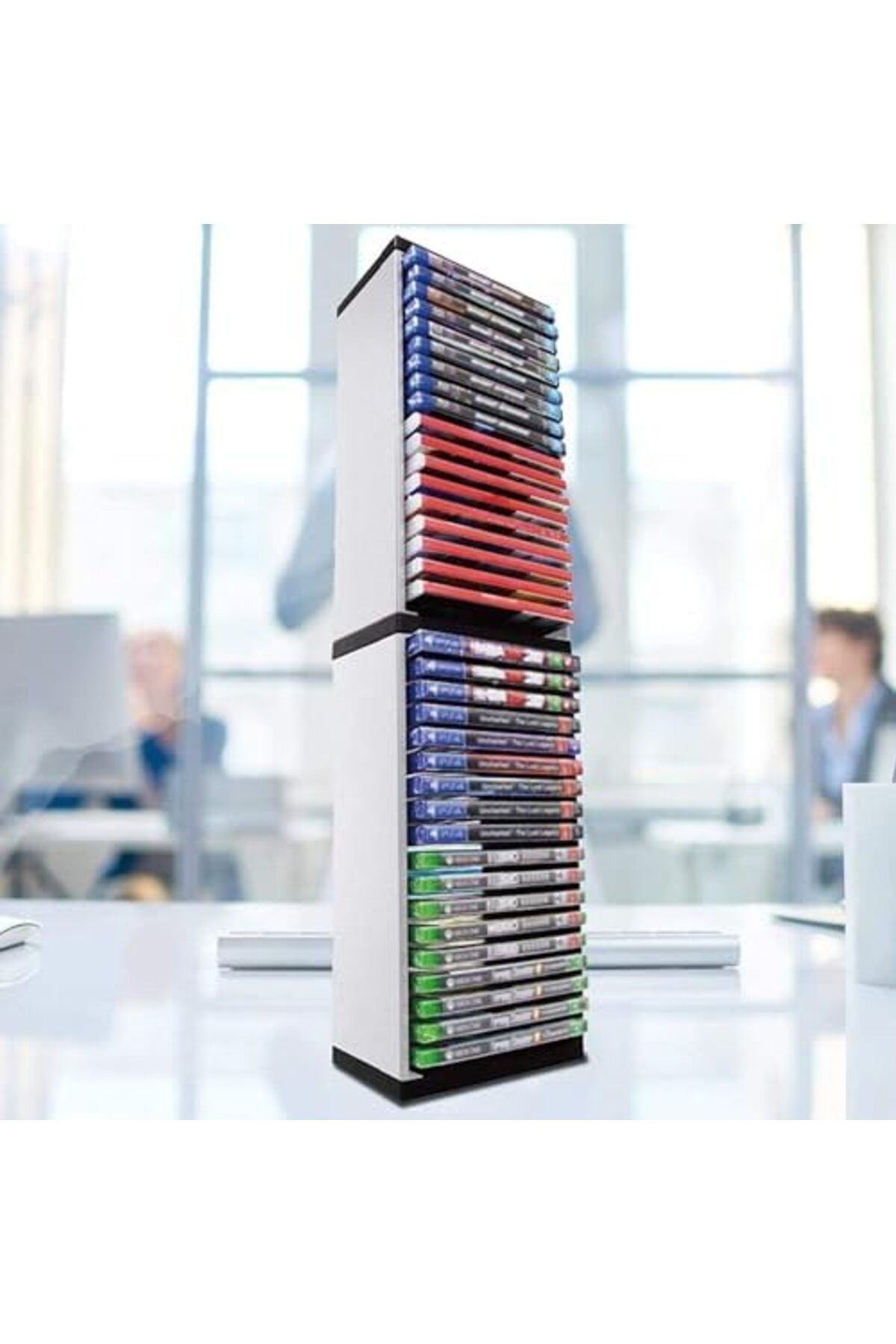 Generic-Game Storage Tower Universal Game & Blu-Ray Storage Holds 36 Disks for PS4, PS5, Xbox On 7