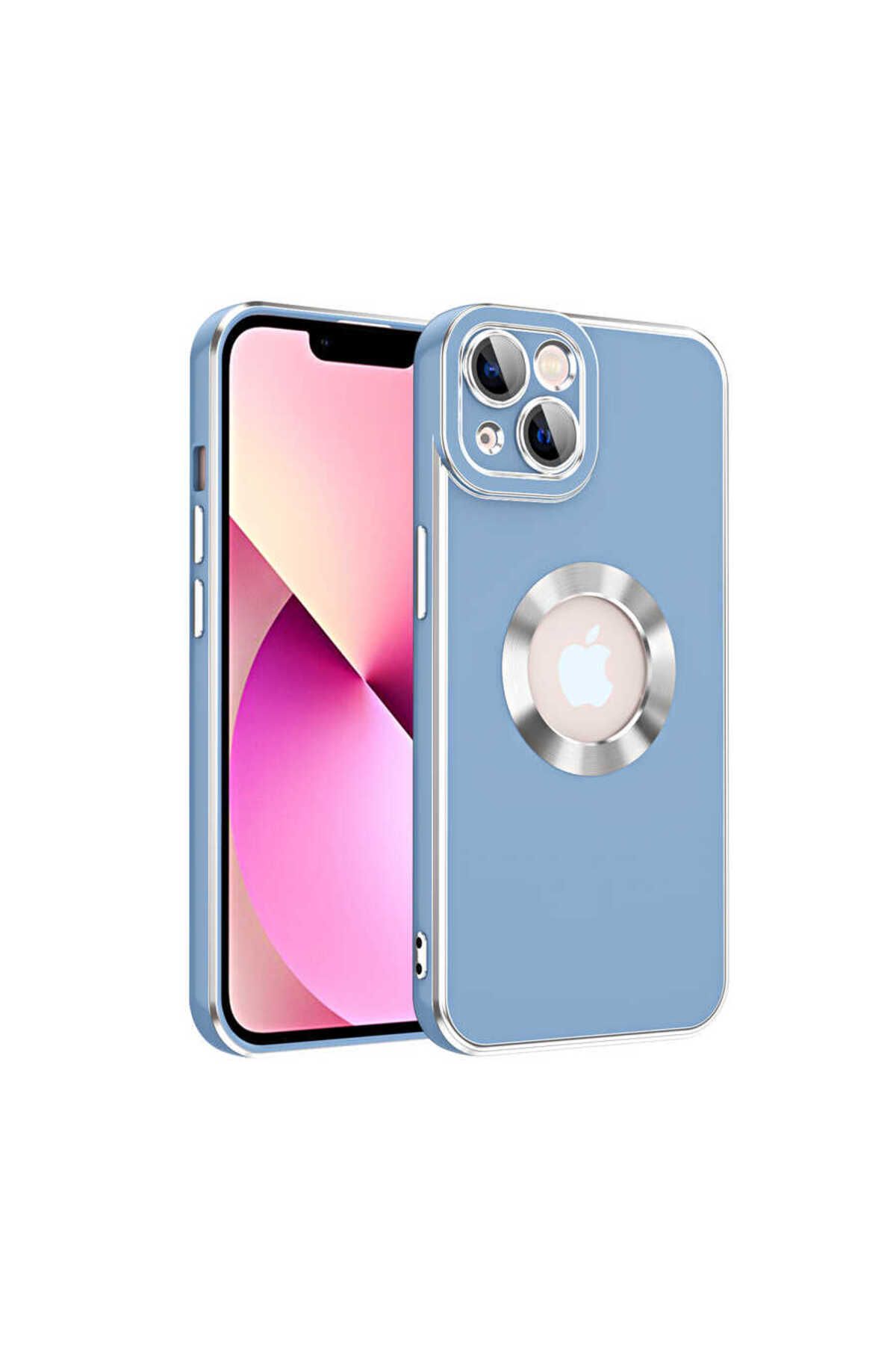 halkhouse Apple iPhone 14 Kılıf Kamera Korumalı Mat Pürüzsüz Yüzey Renkli Esnek Silikon Kongo Kapak