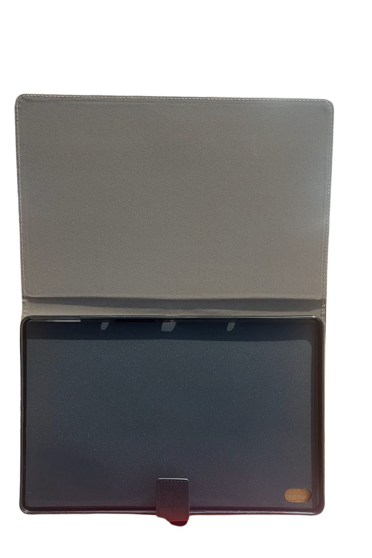 Hanedanev Lenovo M8 Tb-8505fs Uyumlu Manyetik Deri Kılıf İç Kısmı Yumuşak Kadife Dokulu Silikon Yuva