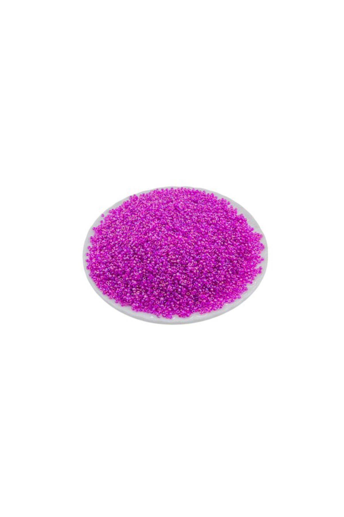 Serhat Aksesuar ve El İşçilik Janjan Fuşya (11/0) 2 mm Kum Boncuğu 100 gr