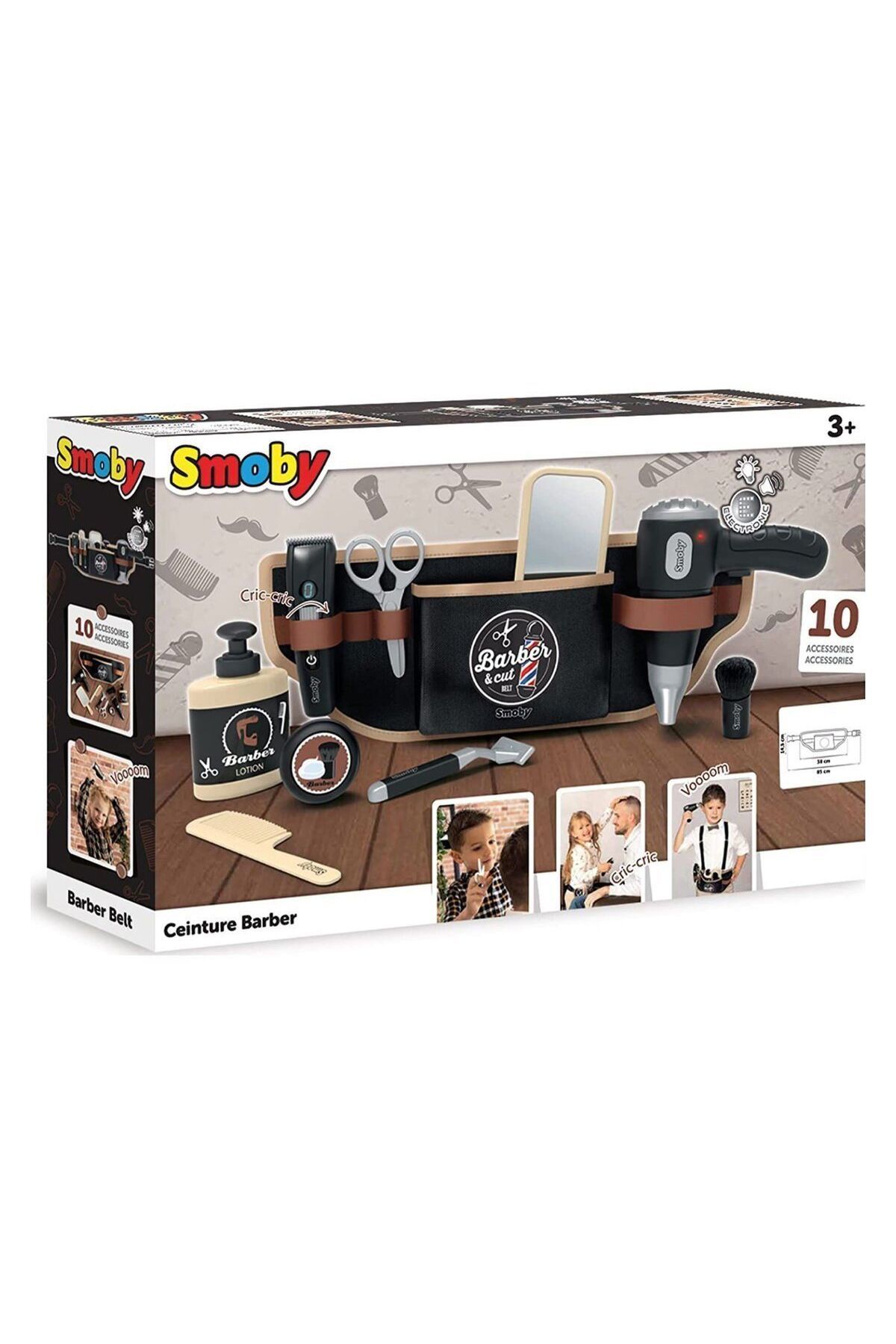 DENİZ 7600320152 Smoby Berber Bel Kemeri Oyun Seti