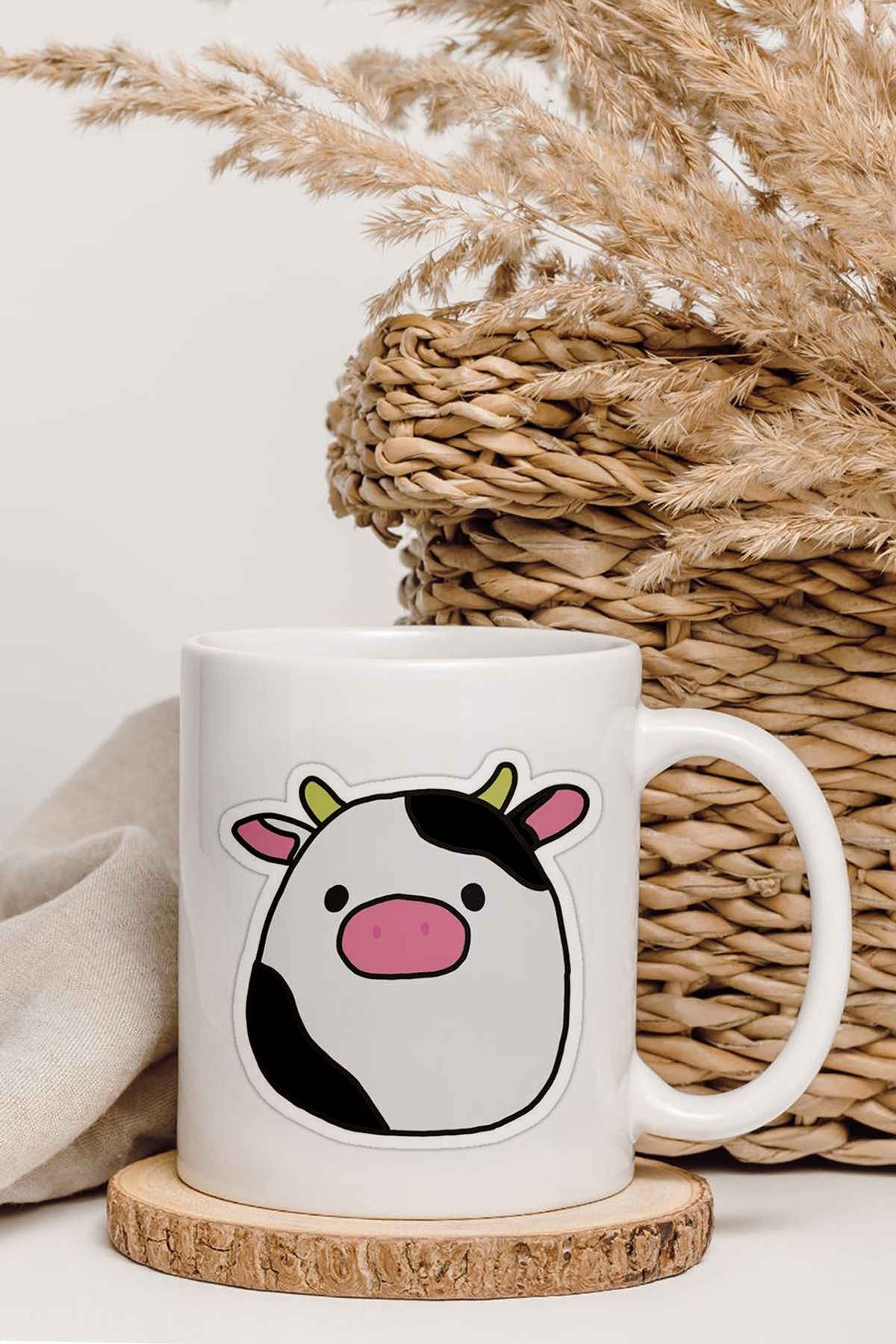 shop Sevimli İnek Tasarım Kupa