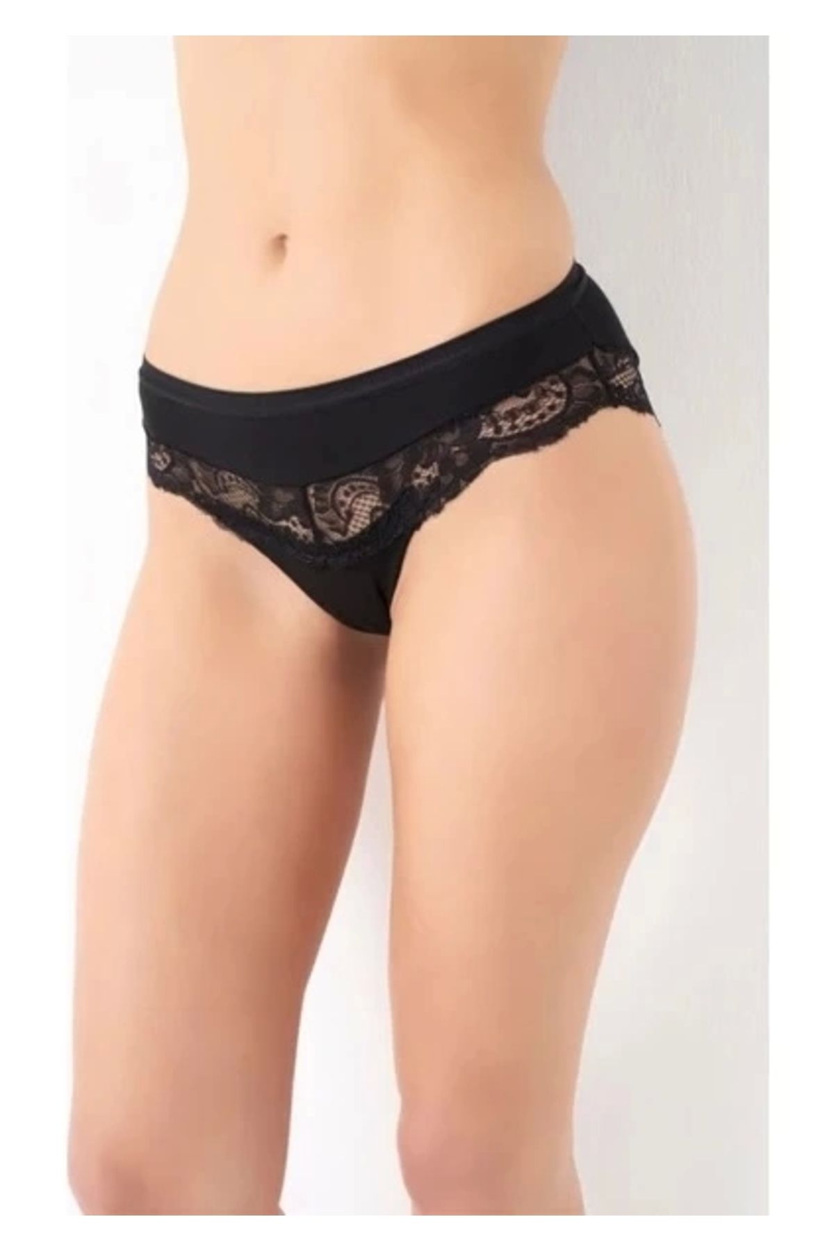 GiyimCity Dantel Detaylı Cotton Bikini Külot