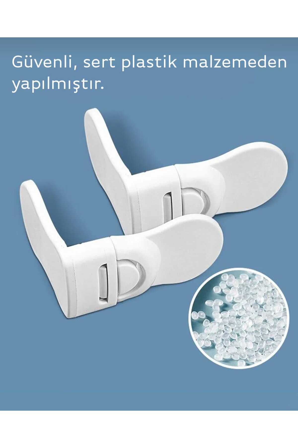 lawrenceshop 4 lü Bebek Çocuk Koruma Kilidi Dolap Köşe Kenar Emniyet Aparatı fotoğrafı 7 (önizleme)