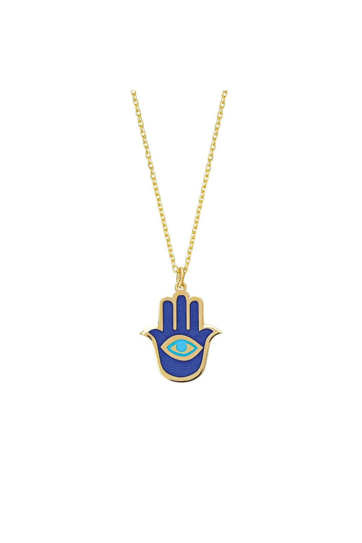 beonejewelry MİNELİ HAMSA KOLYE | 925 GÜMÜŞ