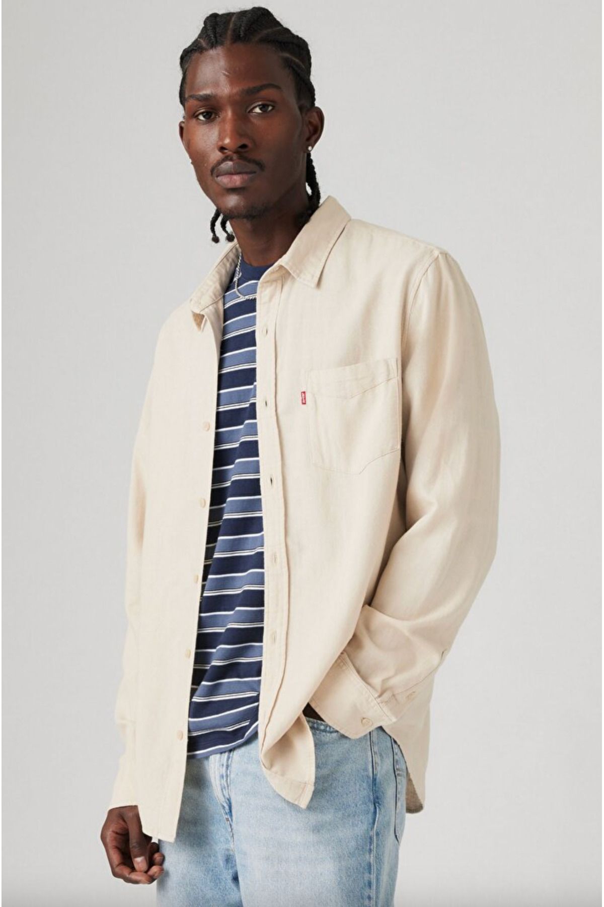 Levi's Sunset Pocket Standard Fit Cotton Linen Shirt