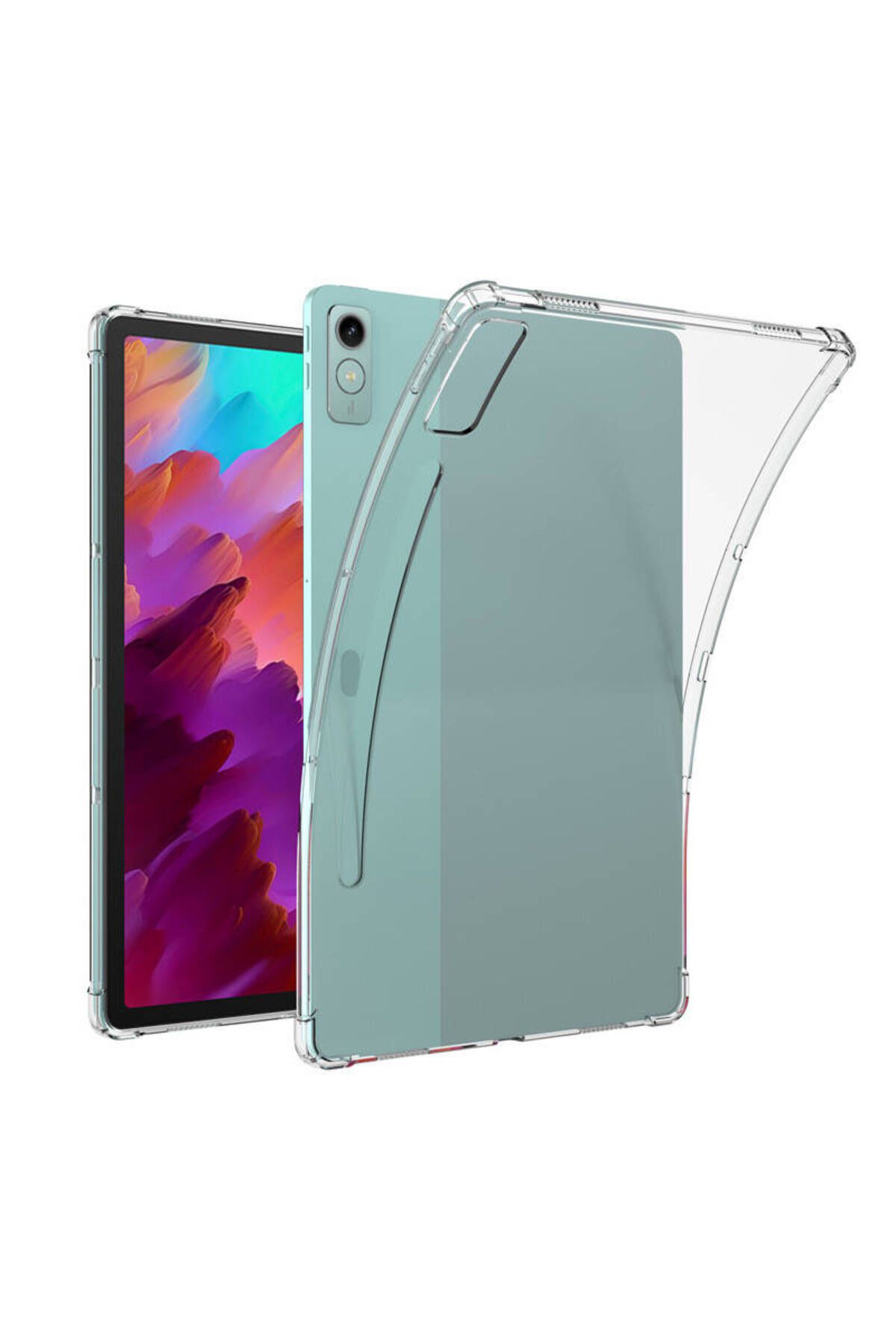 batuteknoloji Lenovo Tab P12 Kılıf Zore Tablet Nitro Anti Shock Silikon Kapak