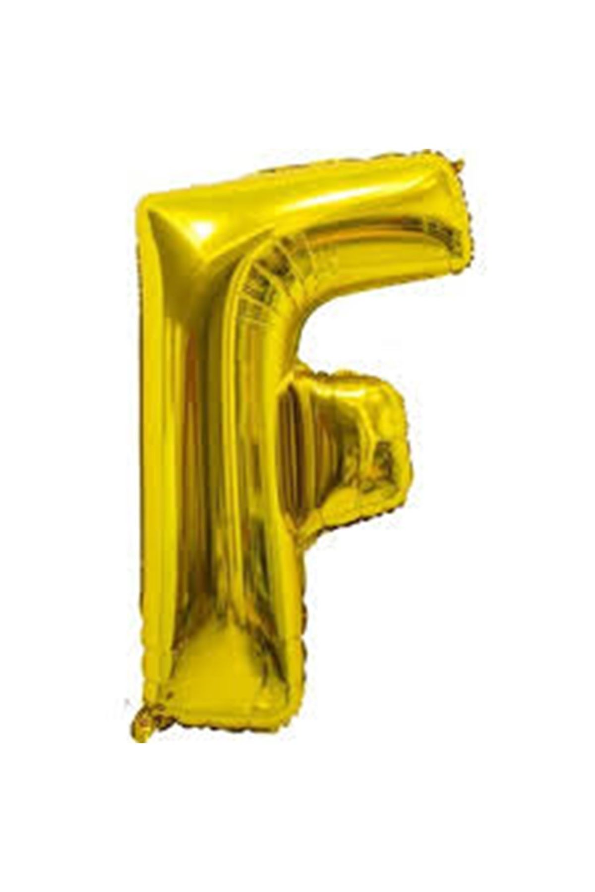 Akın Hediyelik Folyo F Harfi Balon - Altın Renk (40 inç / 100 cm)