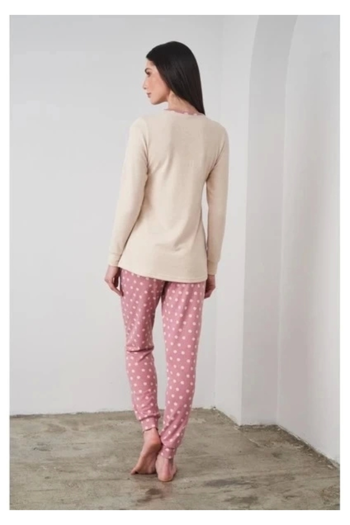 PJS-Set de pijamale cu text detaliat 3