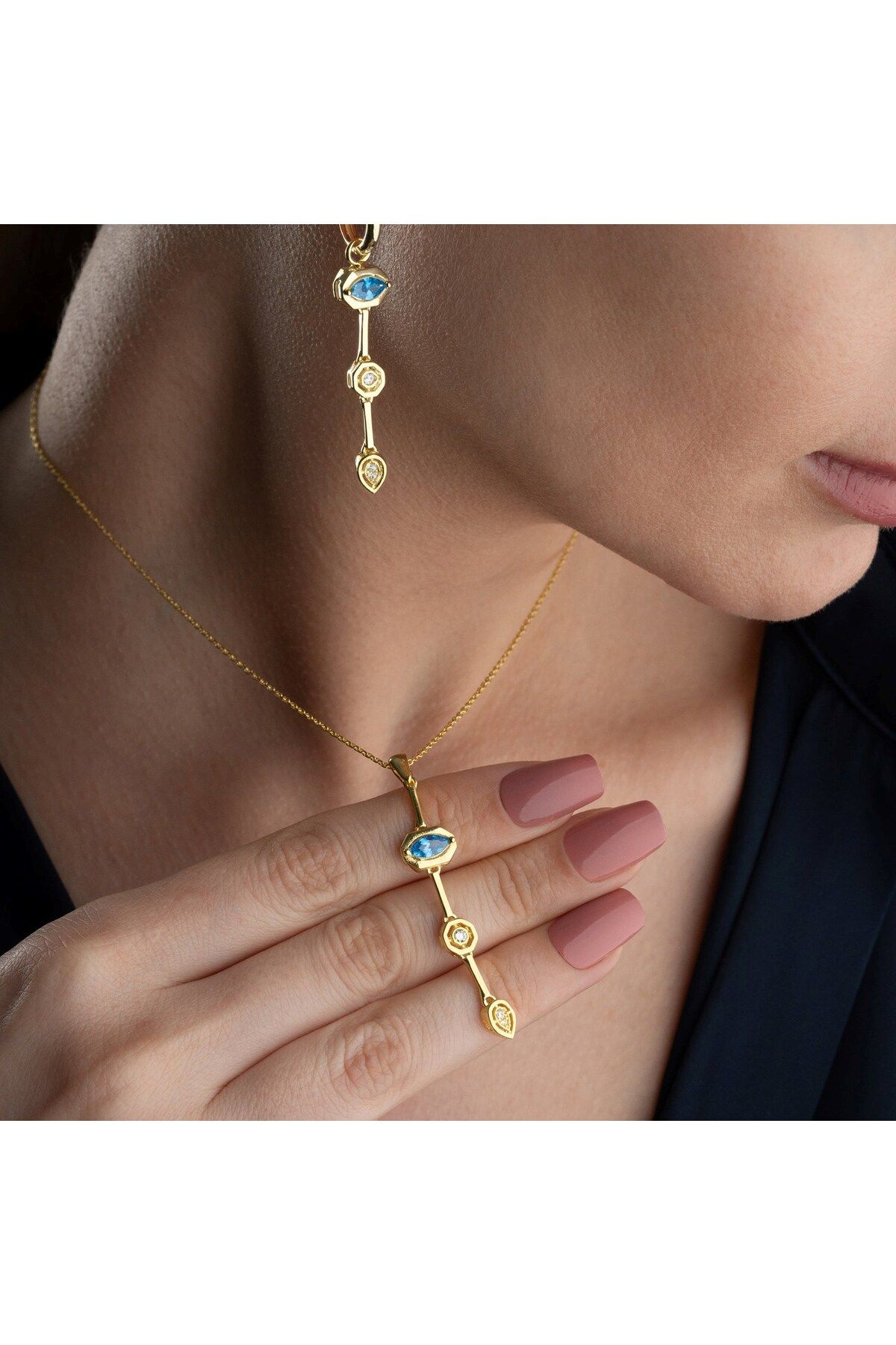 beonejewelry CHANDRA SET | 925 GÜMÜŞ