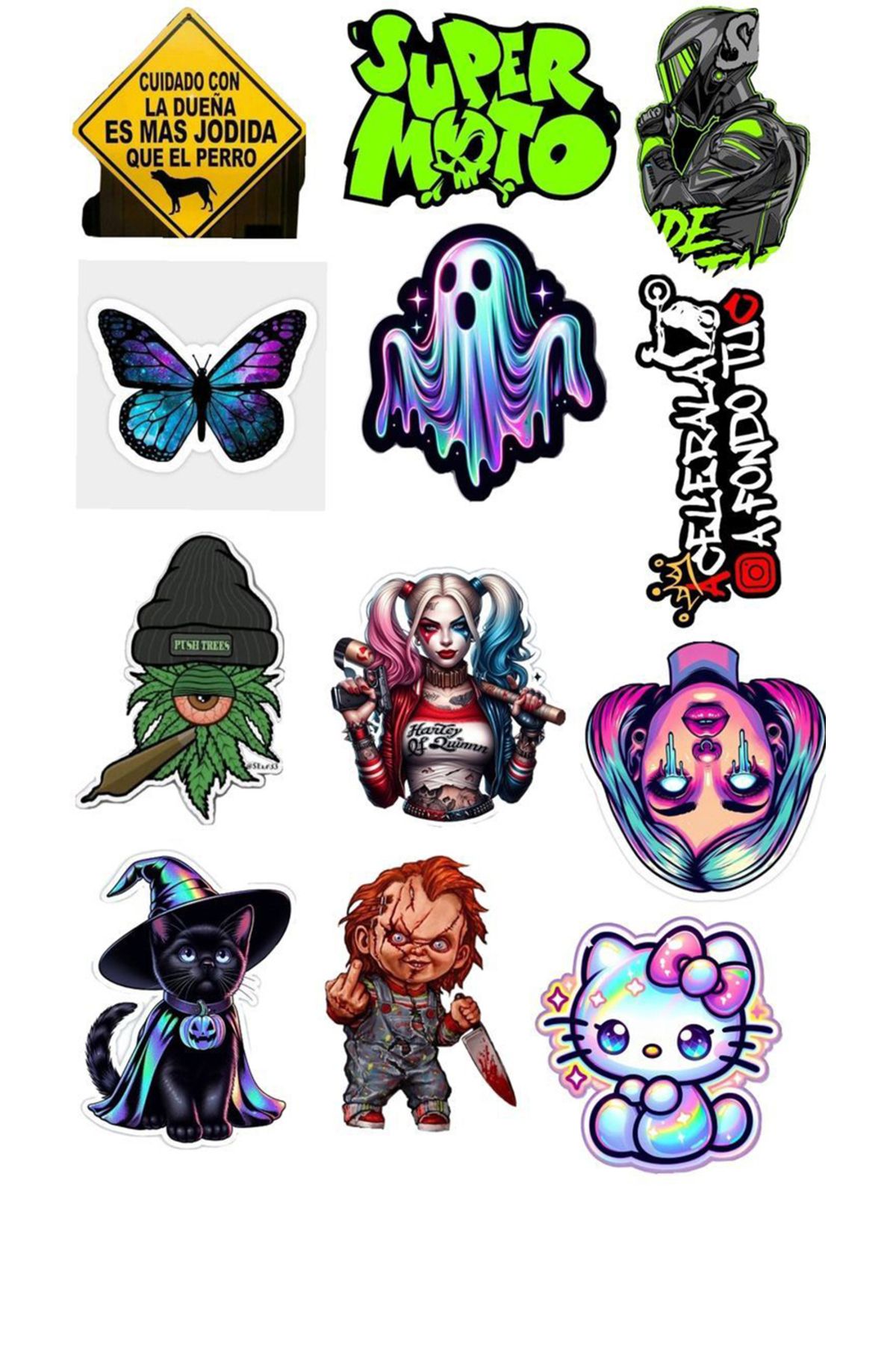 BK Design Populer Sticker Telefon Laptop Notebook Tablet Defter Matara Stiker Etiket ST1637