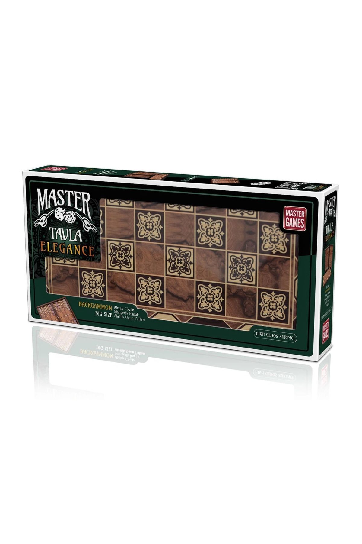 ÖYKÜ VE YİĞİT KS Games Master Elegance Tavla Elegance Motif