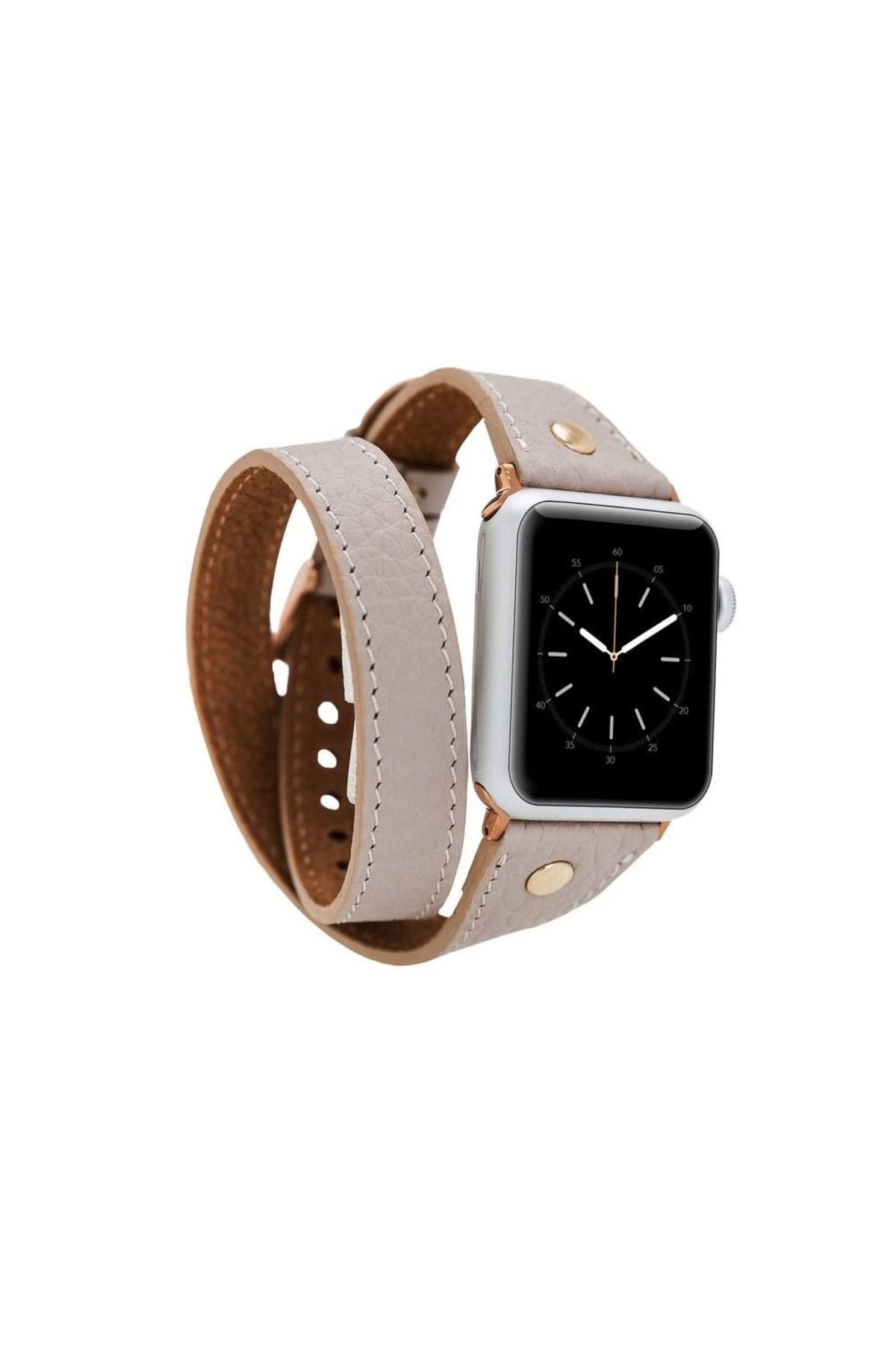 ÇAVDAR Apple Watch Uyumlu Deri Kordon 38-40-41mm Slim DTGT ERC3