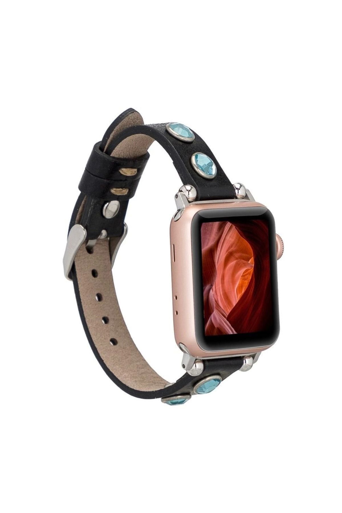 Angoravi Apple Watch Uyumlu Deri Kordon 38-40-41mm TR RST1