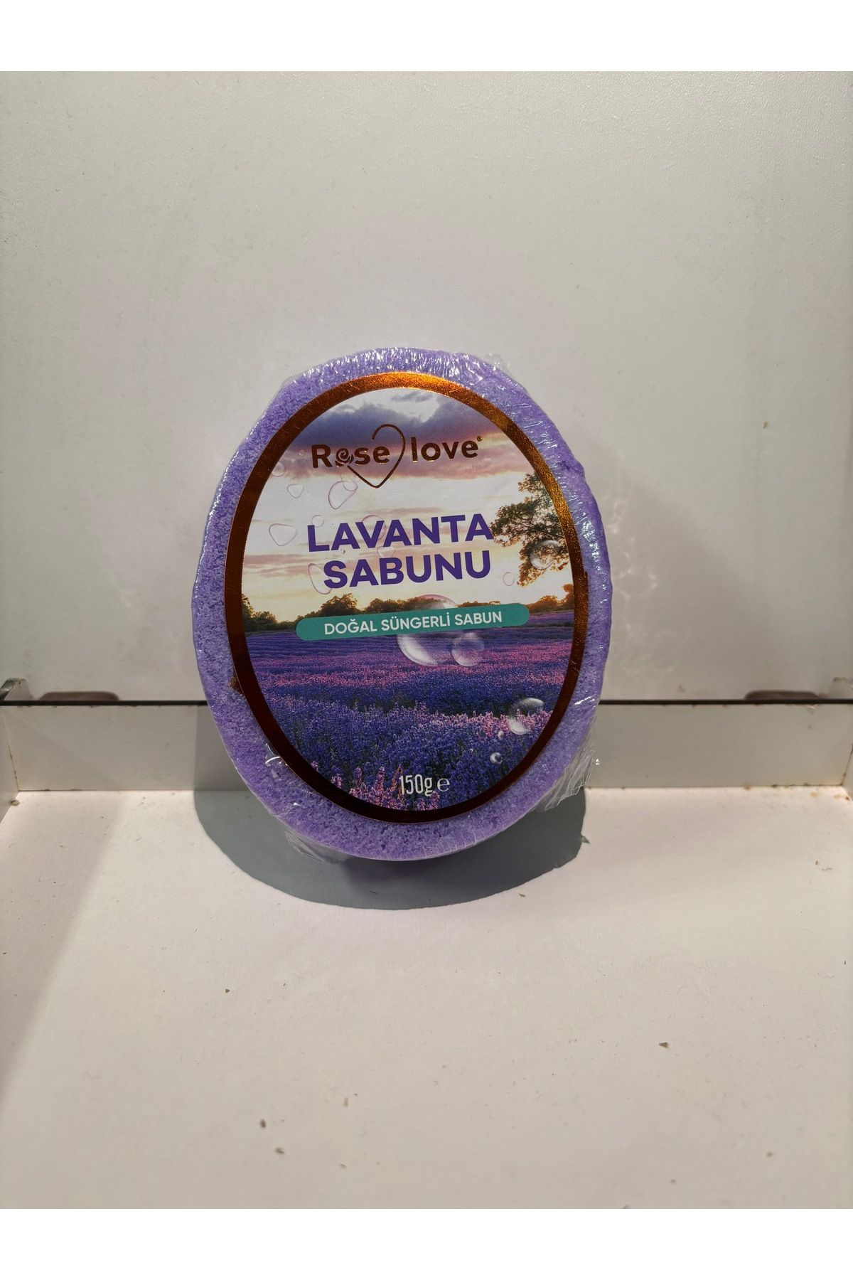 RoseLove Rose Love Lavanta Doğal Lifli Sabun – 150g