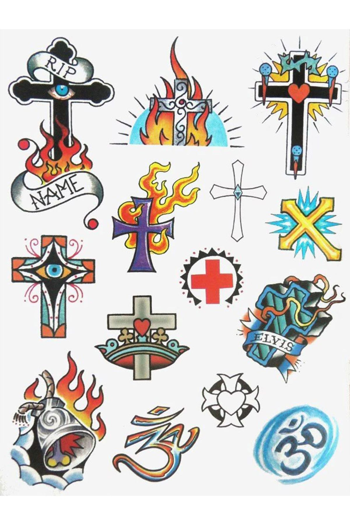 BK Design Haç Sticker Telefon Laptop Notebook Tablet Defter Matara Stiker Etiket ST1714