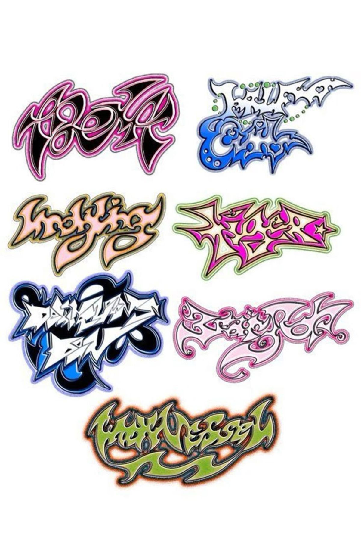 BK Design Popüler Sticker Telefon Laptop Notebook Tablet Defter Matara Stiker Etiket ST1768