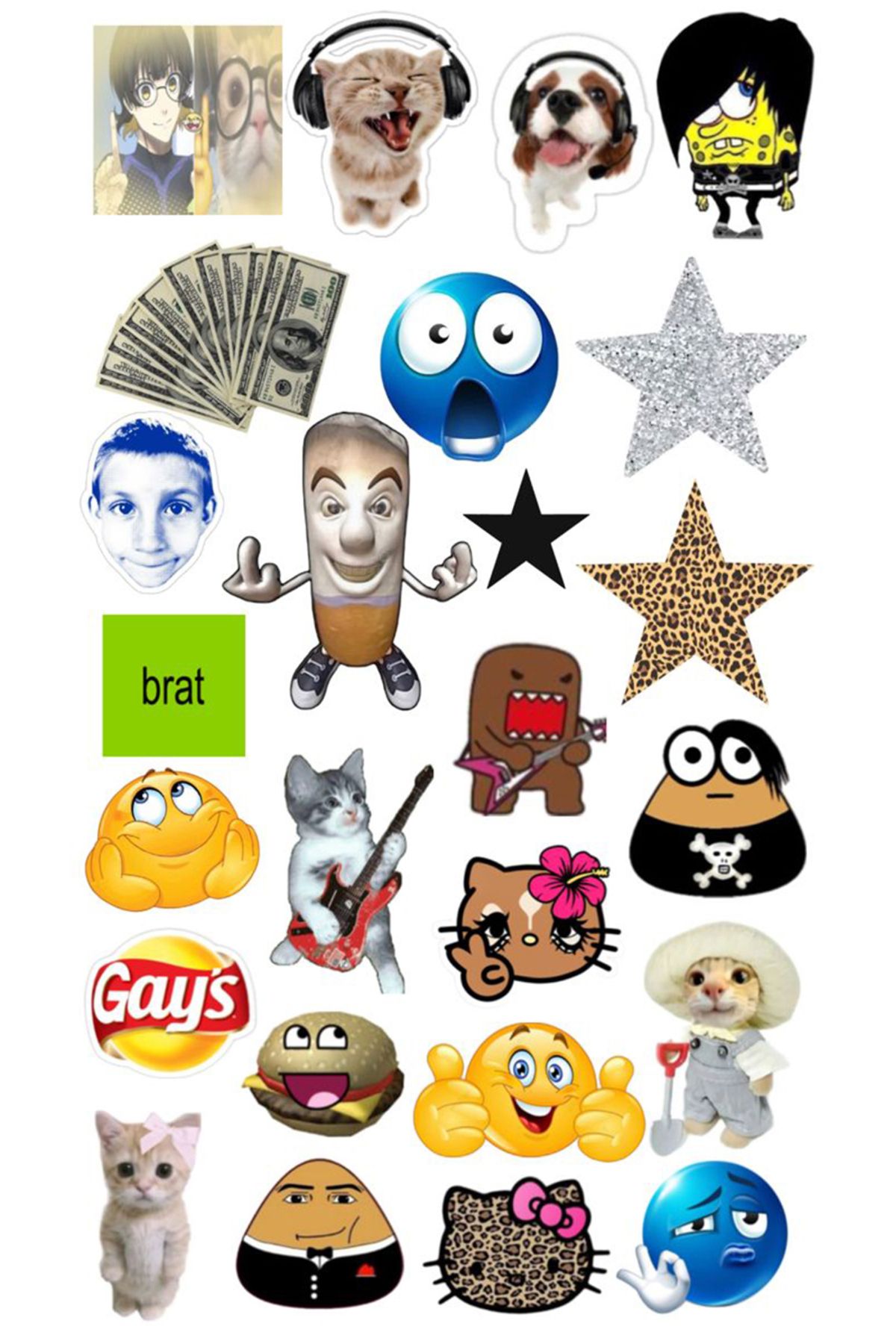 BK Design Popüler Sticker Telefon Laptop Notebook Tablet Defter Matara Stiker Etiket ST1693