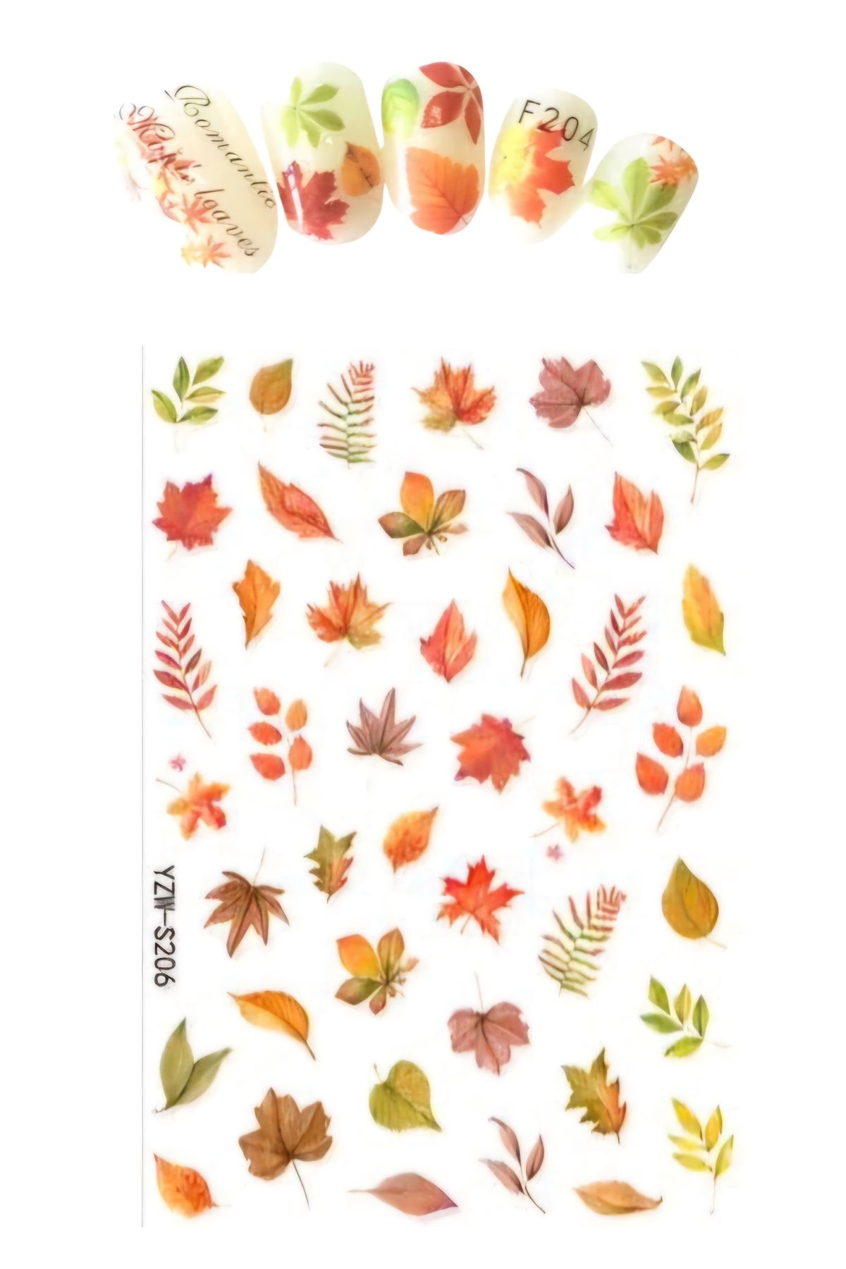 Sibelon 3D Kabartmalı Nail Art Sticker Kendinden Yapışkanlı Tırnak Dövmesi Takma Tırnak Süsleme