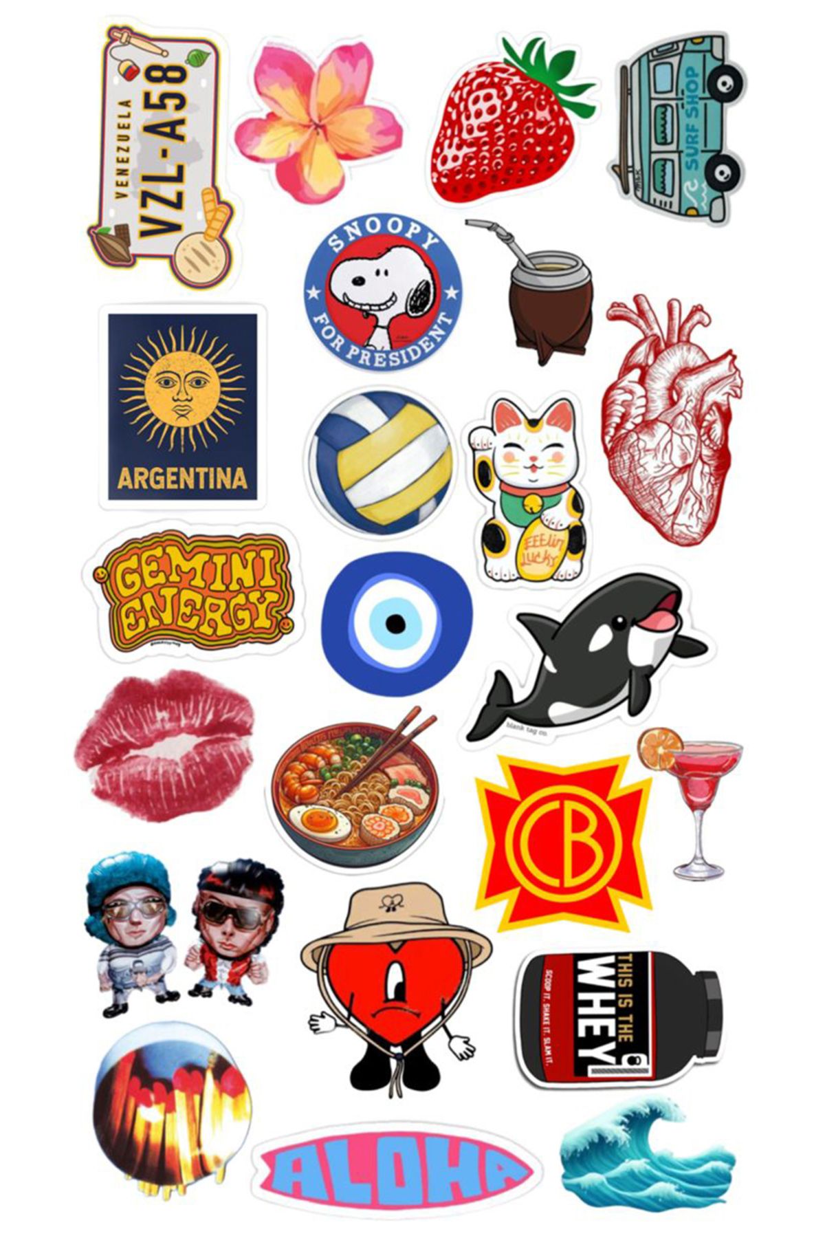 BK Design Popüler Sticker Telefon Laptop Notebook Tablet Defter Matara Stiker Etiket ST1670