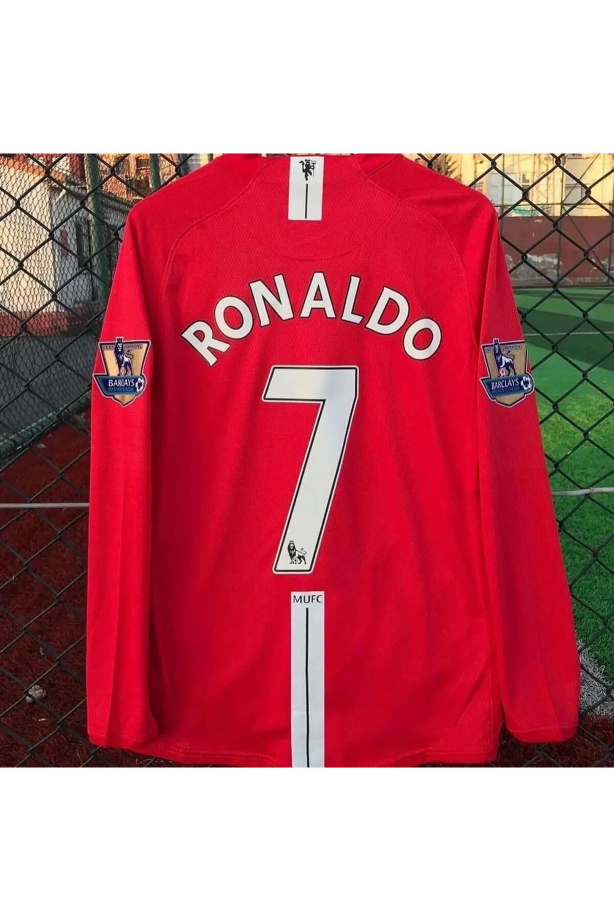 Forma 2008 Ronaldo Manchester United Kırmızı Tişört Forma