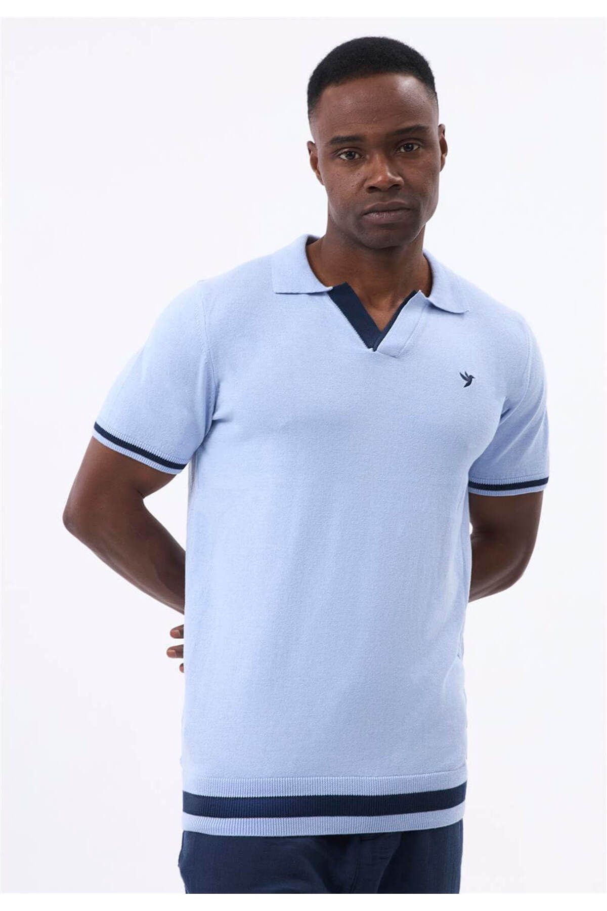 Felix Hardy Erkek Triko Polo Tişört