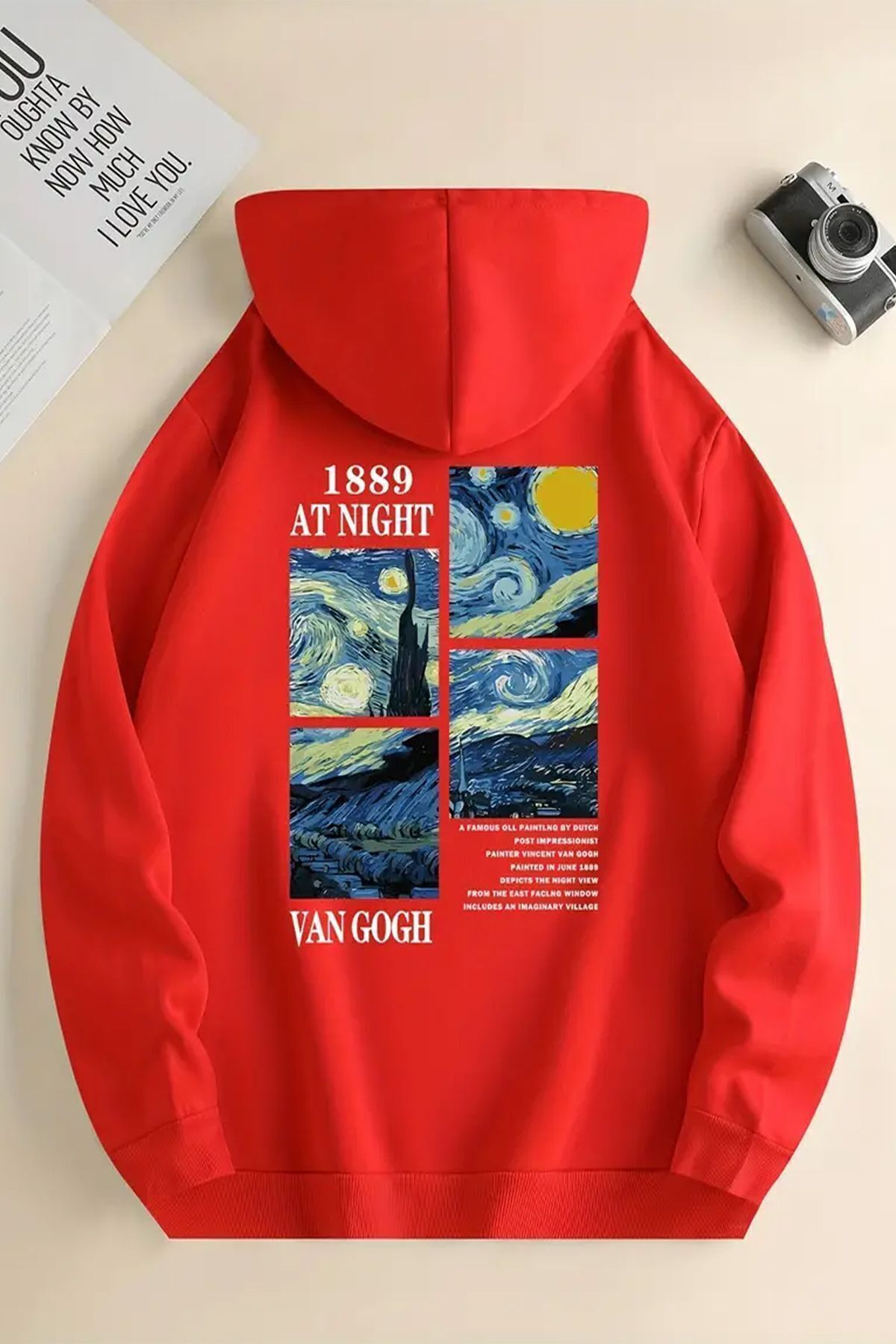 ModaSphere Vangogh Baskılı Unisex Sweatshirt