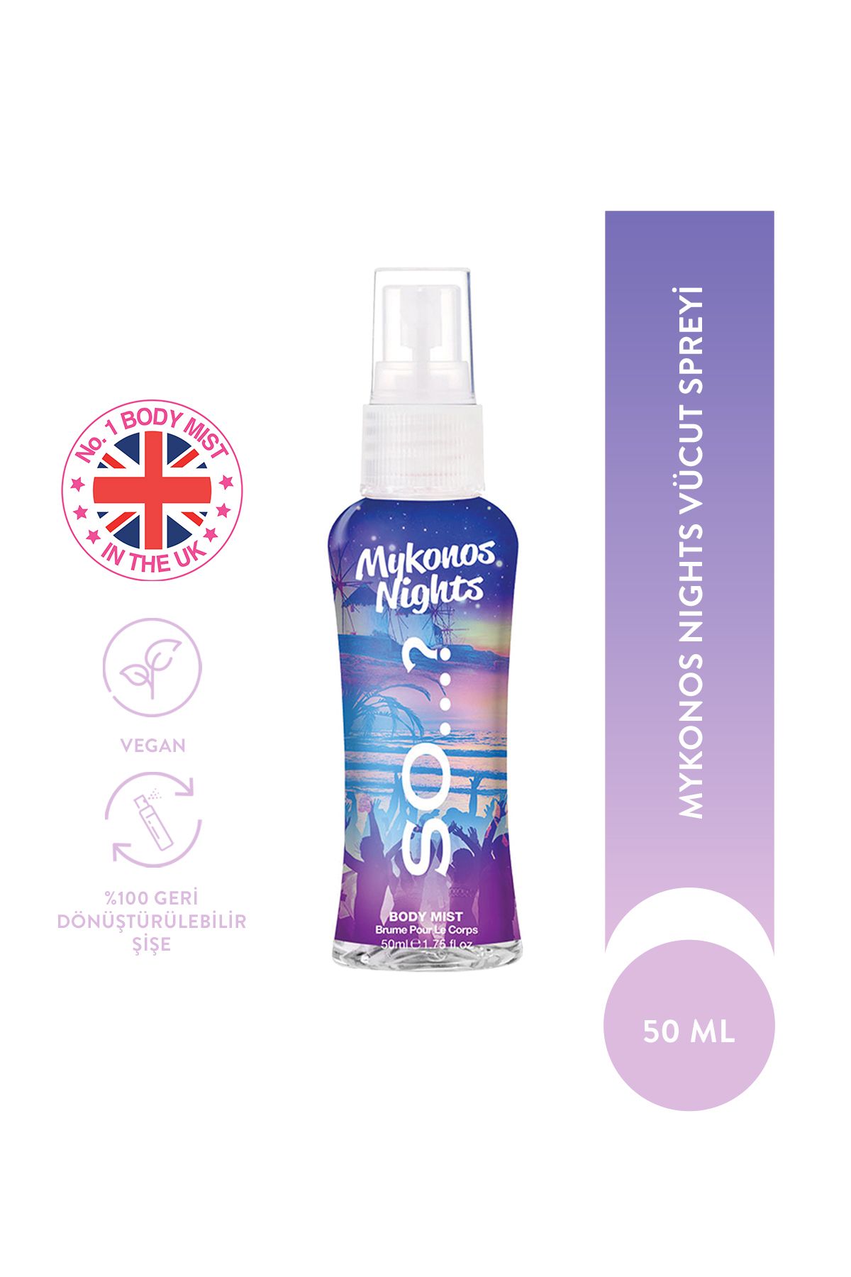 So…? Summer Escapes Mykonos Nights Vücut Spreyi 50ml