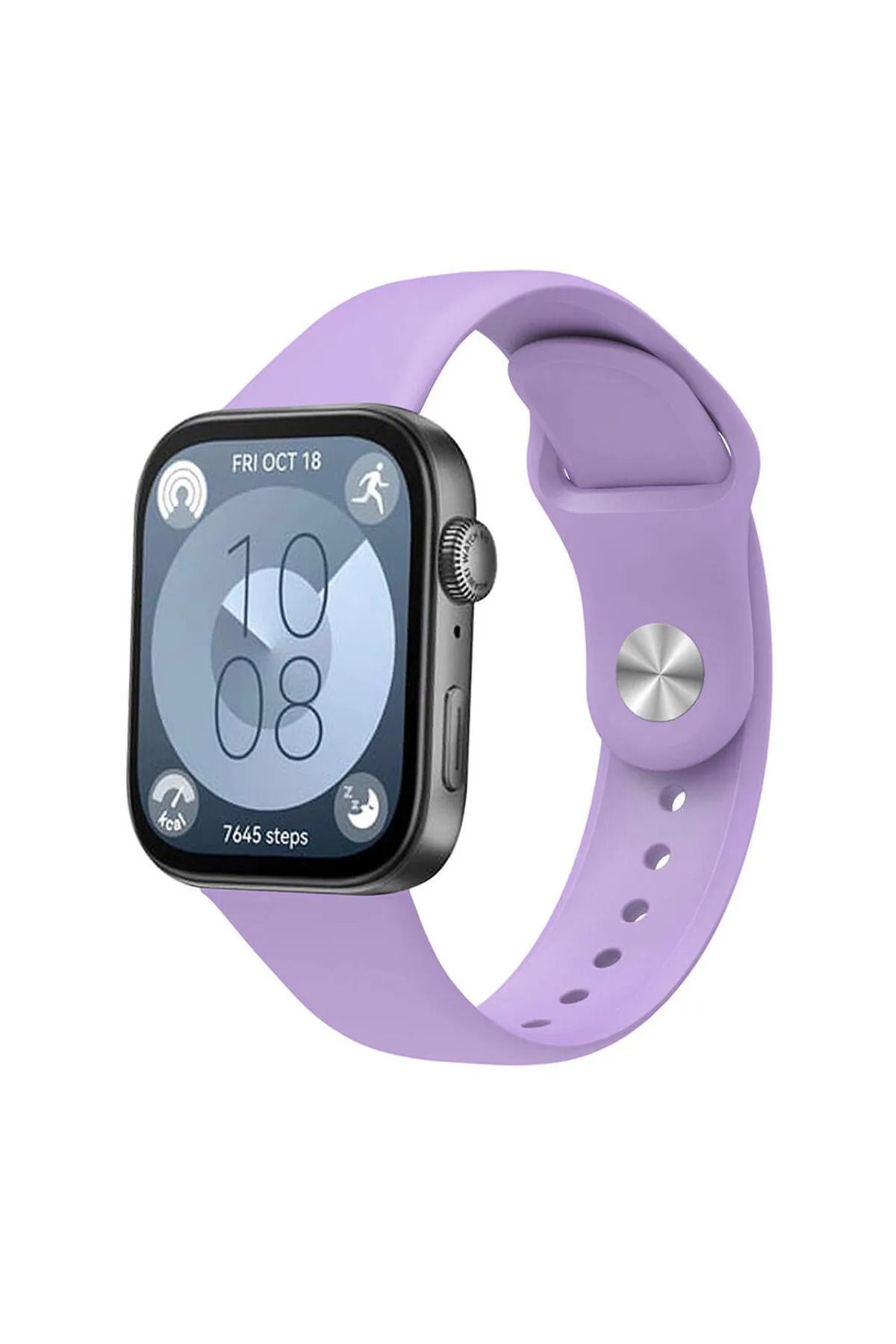 bbtech Huawei Watch Fit 3 / Fit 4 / Fit 4 Pro Uyumlu Standart Silikon Kordon Ayarlanabilir Esnek Kayış