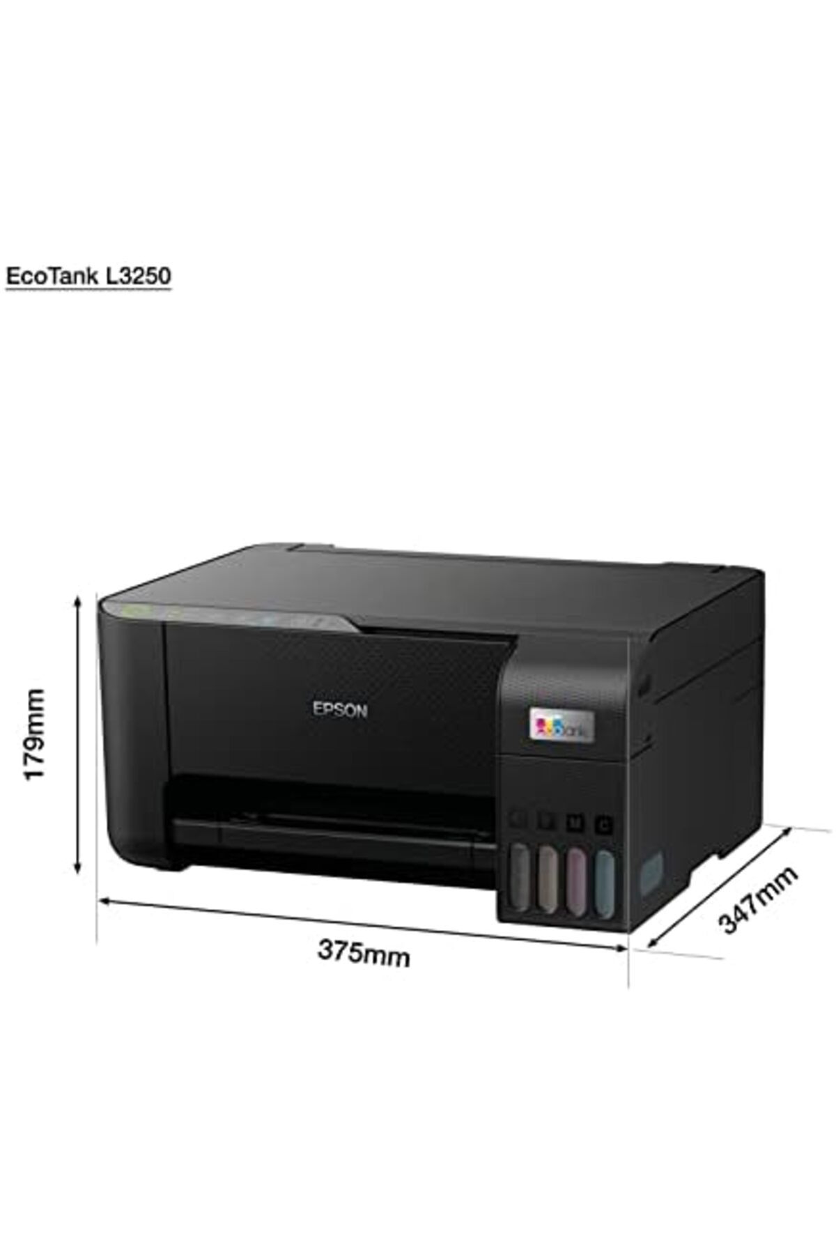 EPSON-طابعة EcoTank L3250 للاستخدام المنزلي بخزان حبر ملون مقاس A4، 3 في 1 مع واي فاي وتطبيق Smart Panel، مقارنة 4