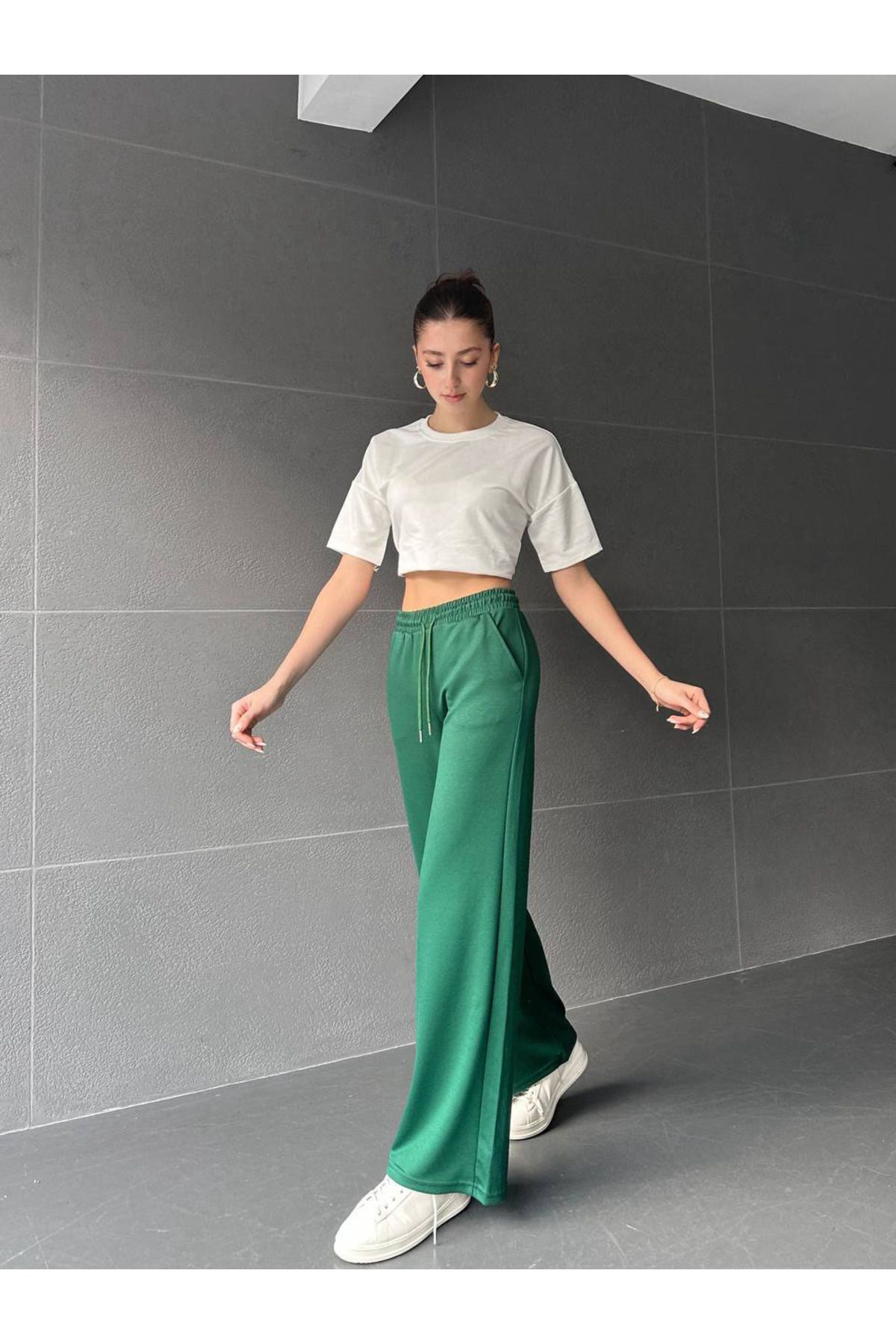 HR Collection Modal Palazzo Kadın Pantolon